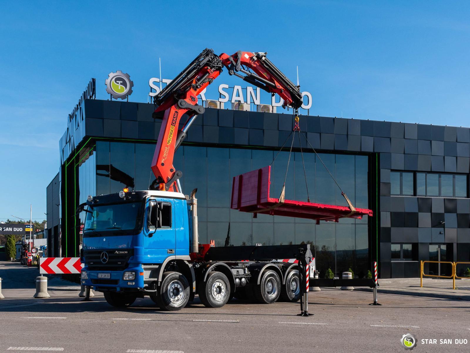 MERCEDES-BENZ 4148 8x4 PALFINGER PK 74002 Hds Żuraw Siodło