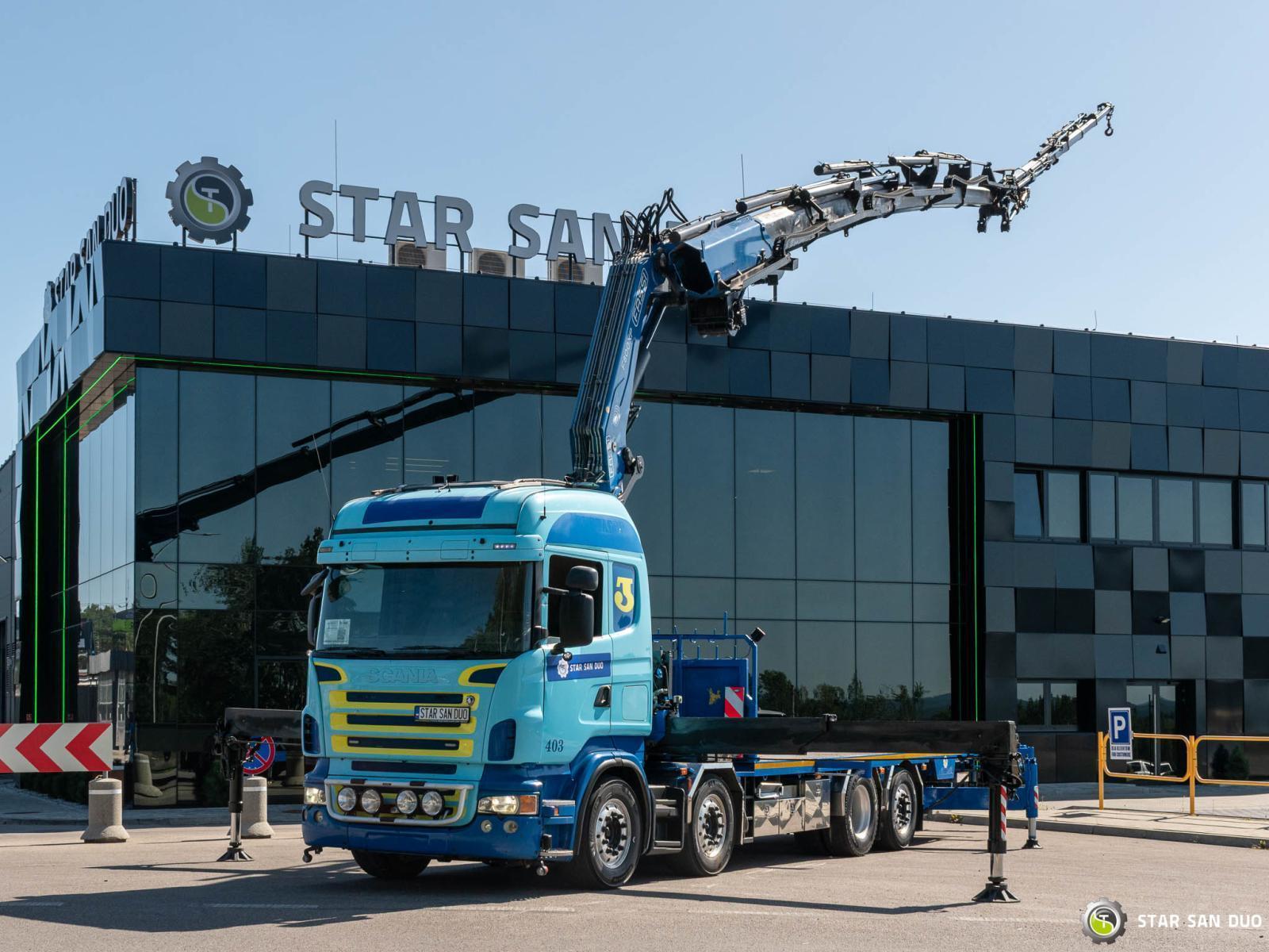 Scania R480 8x2 Fassi F800BXP.26 Żuraw Fly Jib Wciągarka