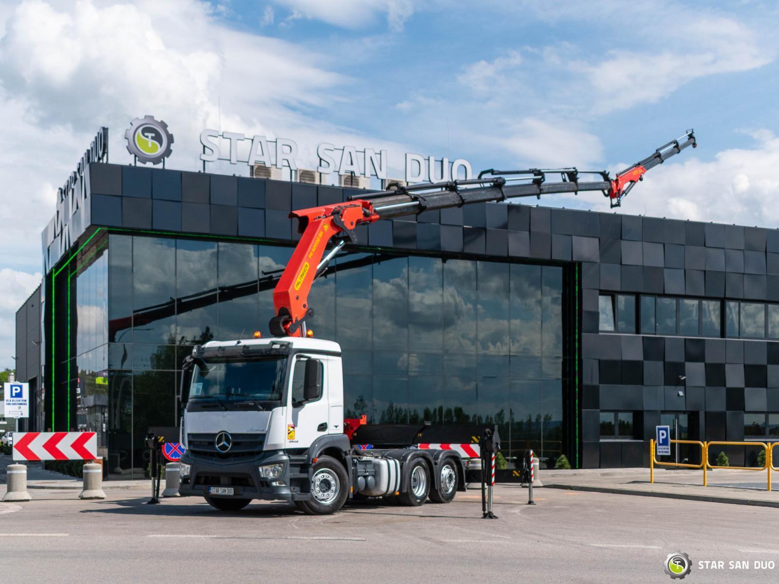 MERCEDES-BENZ ANTOS 2543 6x2 PALFINGER PK 42002 Crane