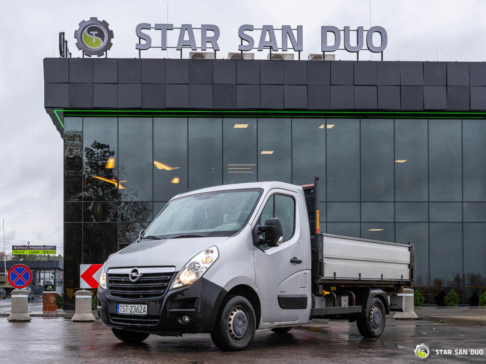 OPEL MOVANO 2.3 CDTI  4x2 125 KM trójstronna wywrotka scattolini