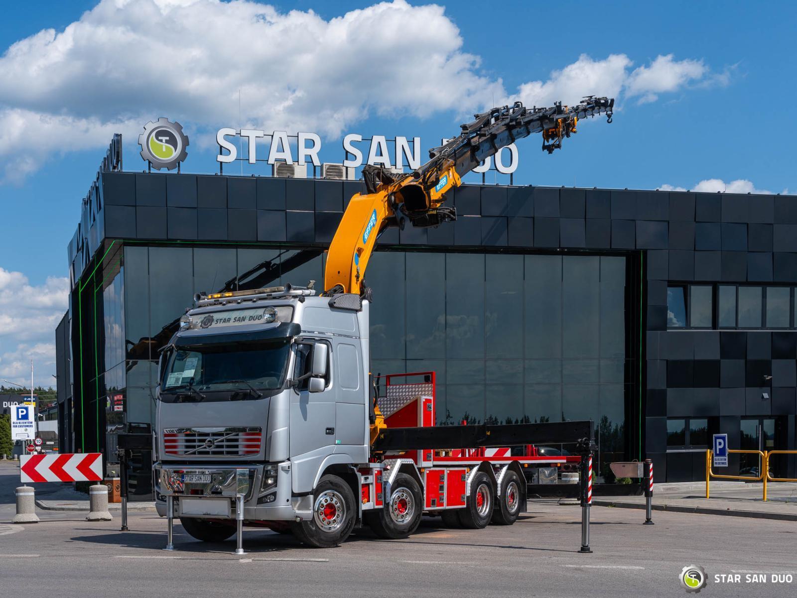 VOLVO FH750 8x2 EFFER 955/6S HDS Żuraw Wciągarka