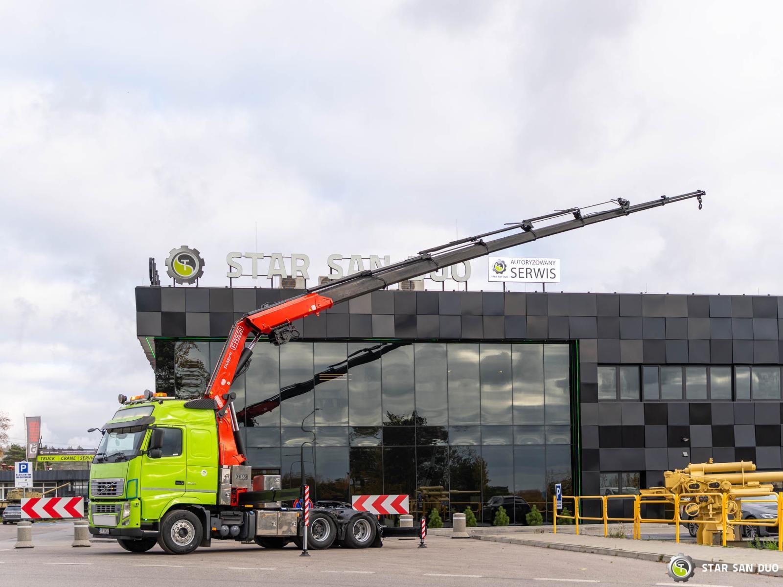 VOLVO FH 540 6x2 FASSI F455AXP.28 HDS Żuraw Siodło