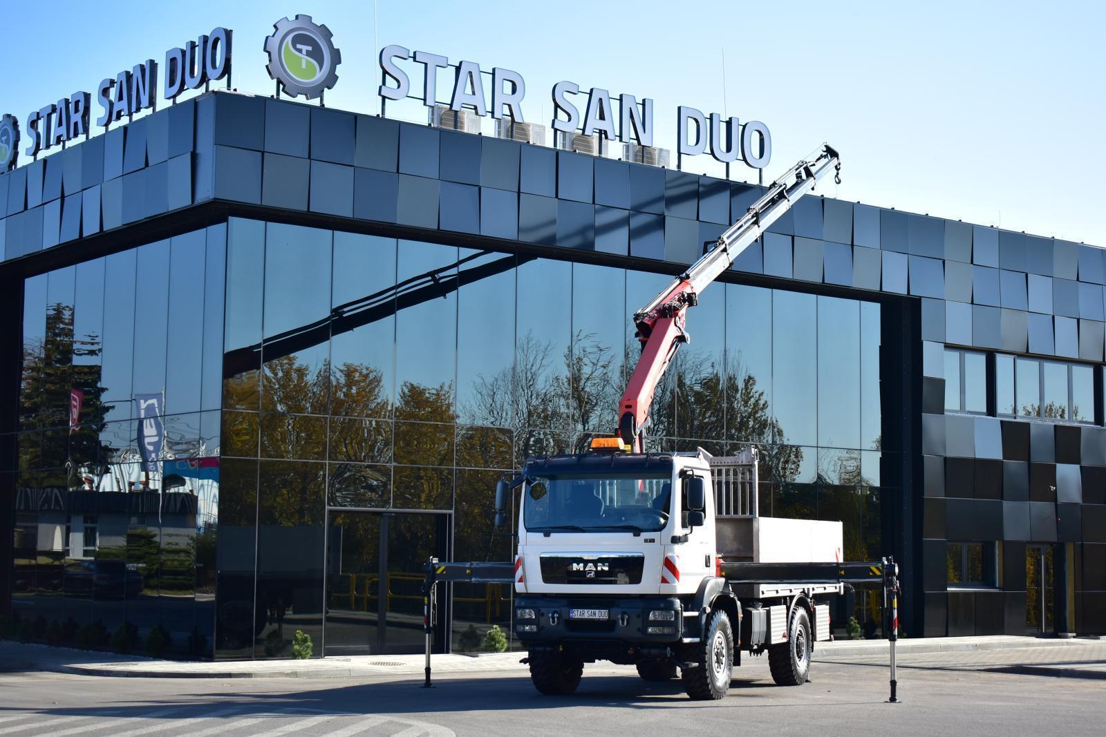 MAN TGM 18.340 4x4 PALFINGER PK 18002 CRANE WINCH