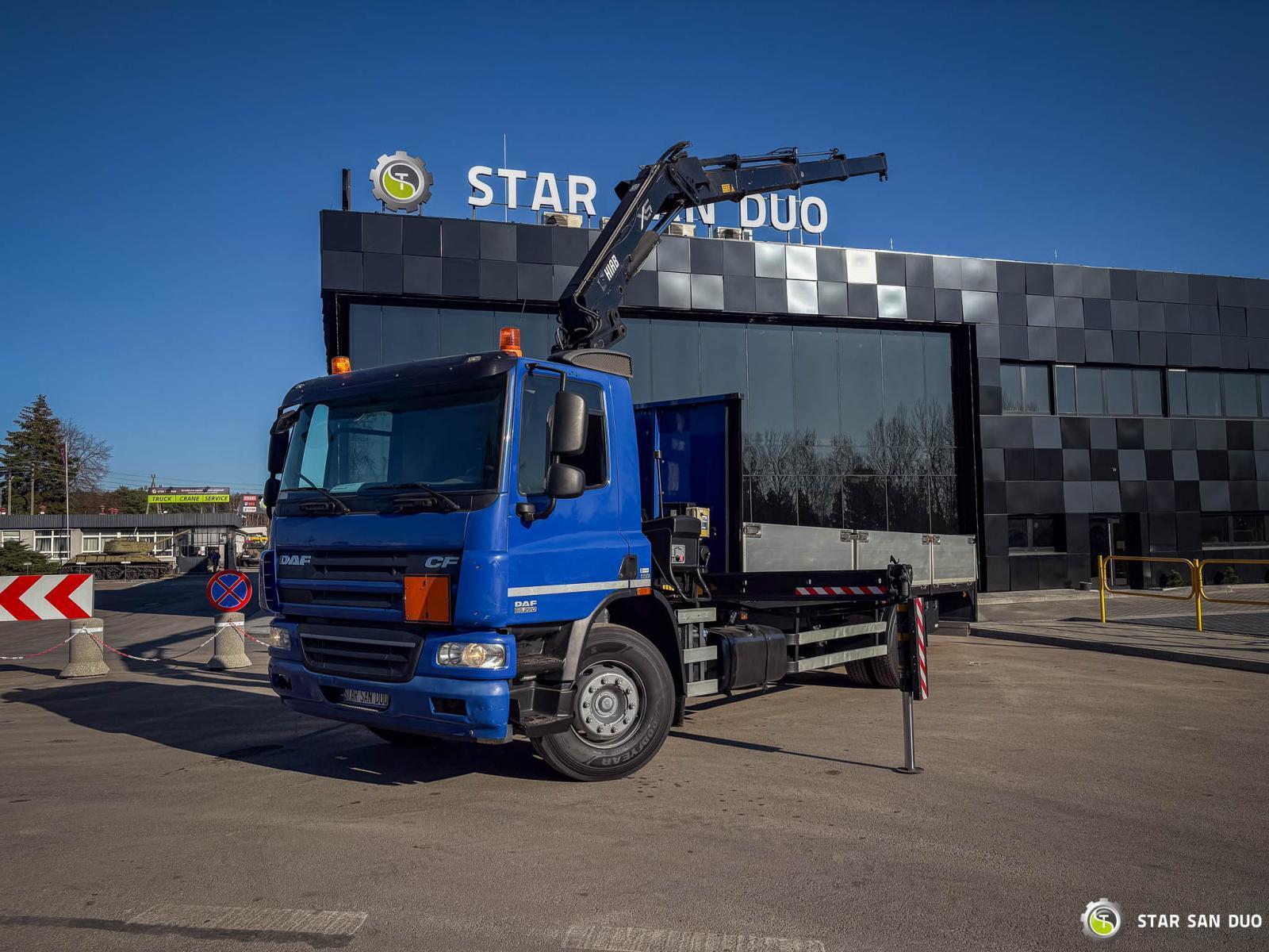 DAF CF 65 4x2 HIAB 144 E-3 HDS Żuraw Euro 5