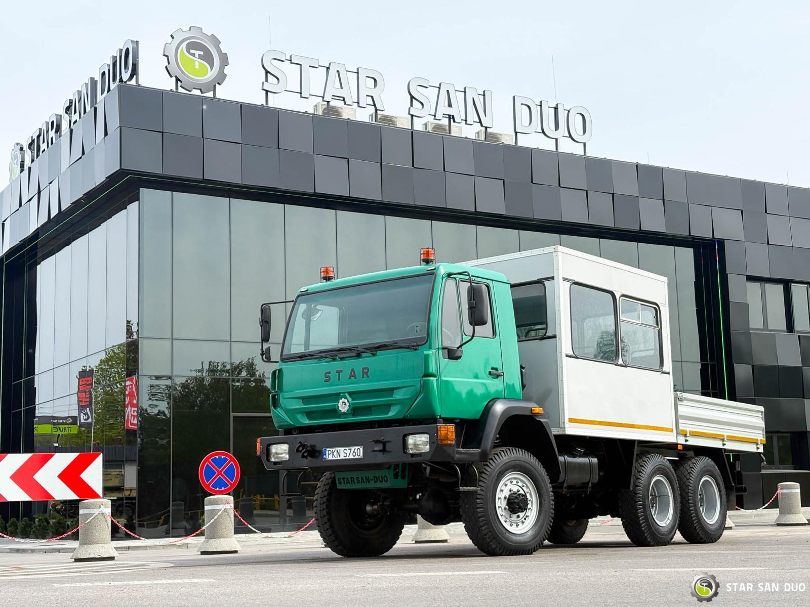 Star 266 BRYGADÓWKA 6x6 Przewóz Osób Silnik MAN 220 KM