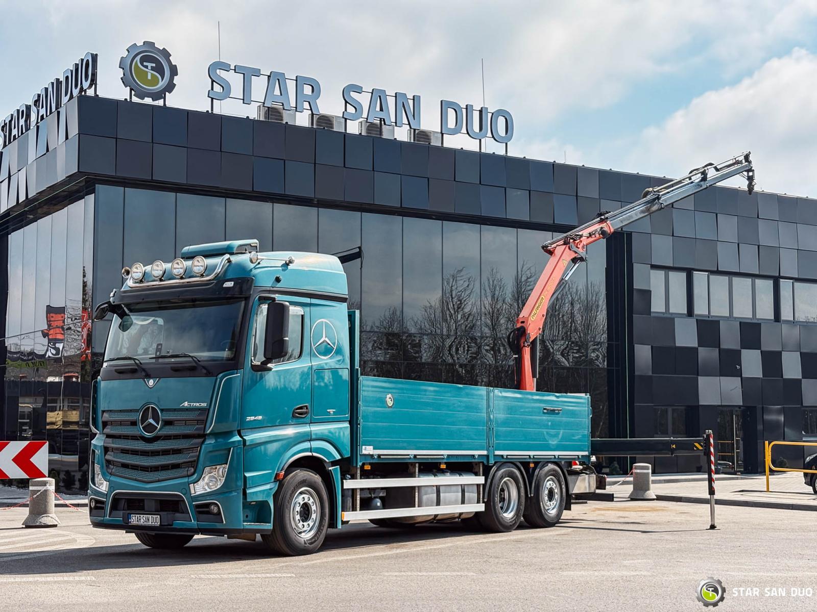 MERCEDES - BENZ ACTROS 2545 6x2 Palfinger PK 16001 HDS Żuraw