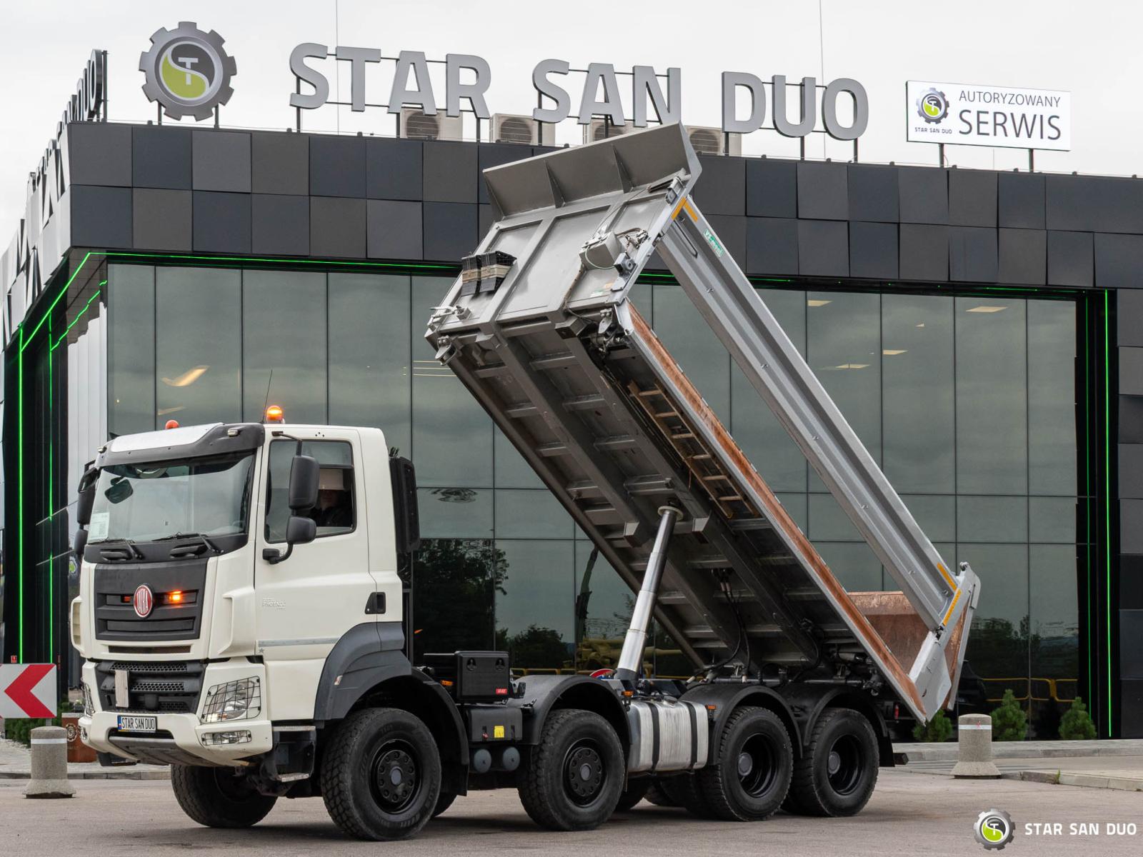 Tatra Phoenix T158 8x8 Volquete VS-Mont pared lateral hidráulica