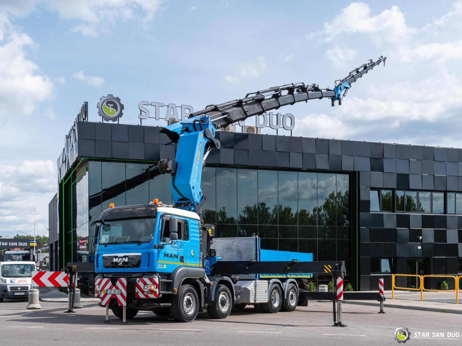 MAN TGA 35.480 8x4 H PALFINGER PK 150002 Żuraw HDS Wciągarka