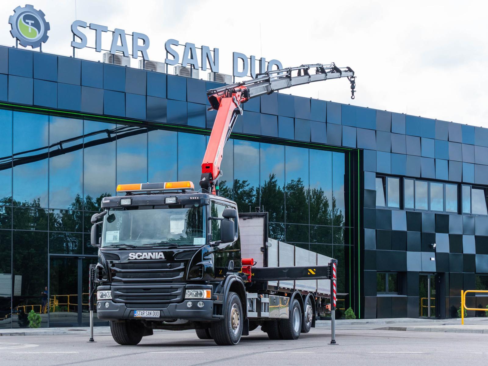 SCANIA P360 6x2 PALFINGER PK 18002 EH Crane  Elevator