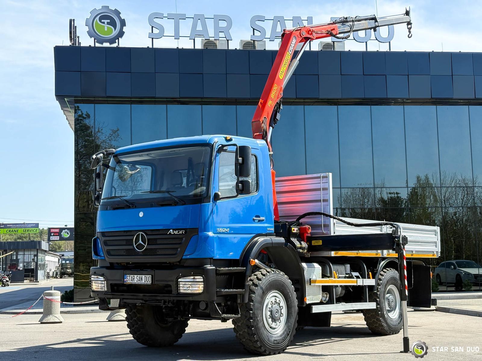 Mercedes-Benz AXOR 1824 4x4 PALFINGER PK 8500 HDS Żuraw