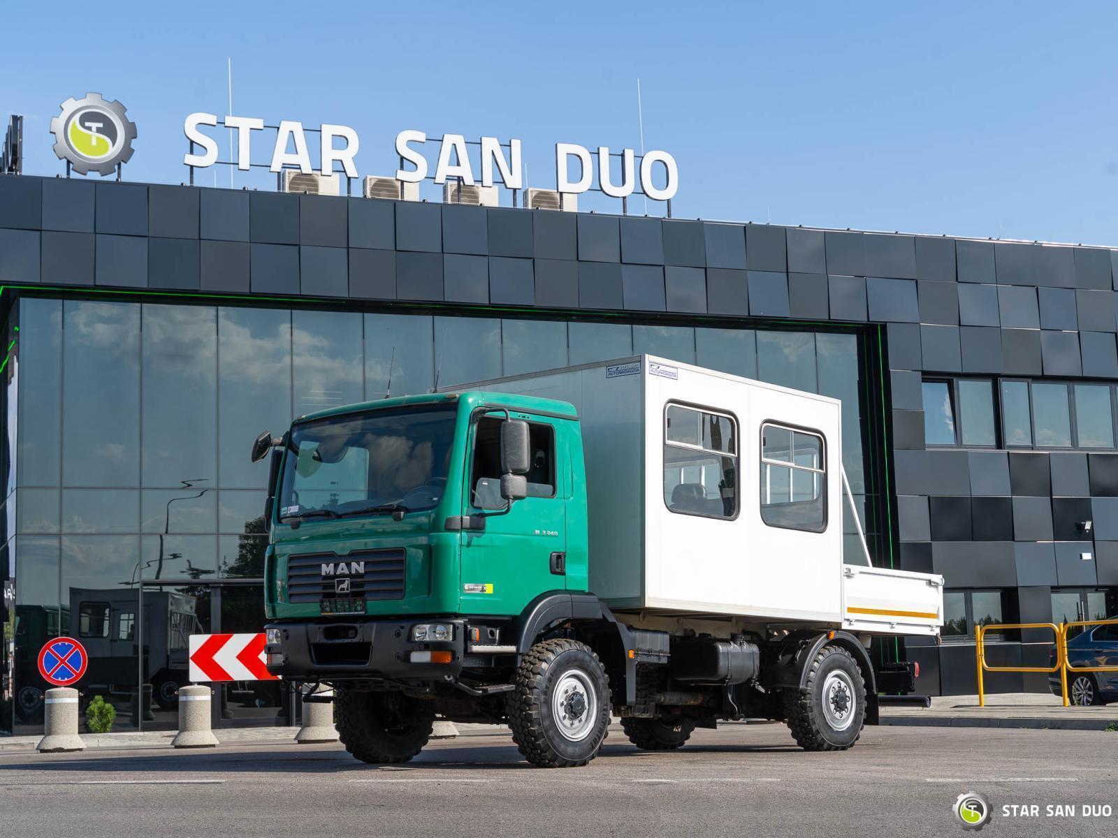 MAN TGM 13.240 4x4 BL Brygadówka Kamper Przewóz Osób