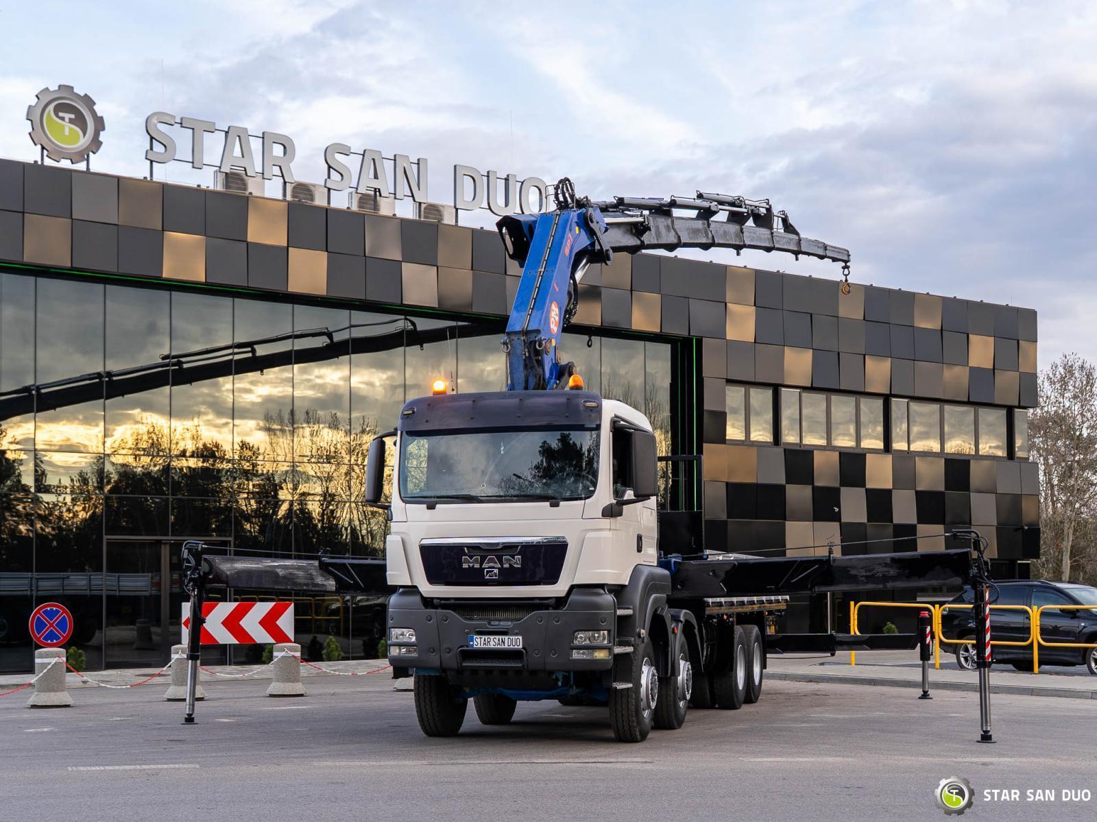MAN TGS 41.480 8x8 PM 85SP HDS Żuraw