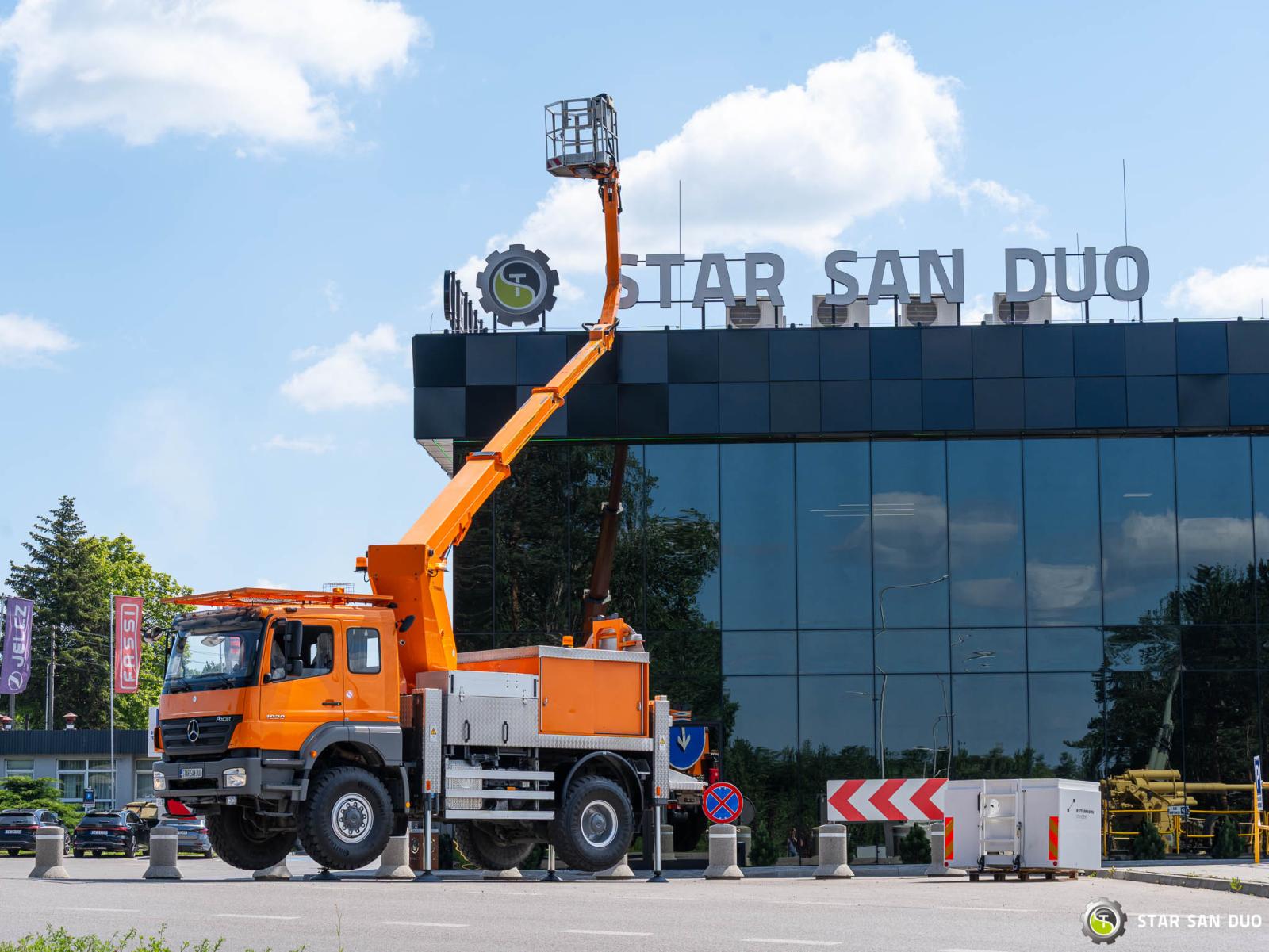 MERCEDES-BENZ AXOR 1833 4x4 RUTHMANN T220 S12 podnośnik koszowy