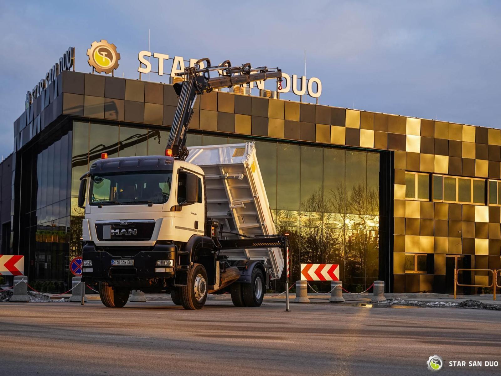 MAN TGS 18.360 4x4 HIAB 144 E-4 HDS Żuraw Wywrotka