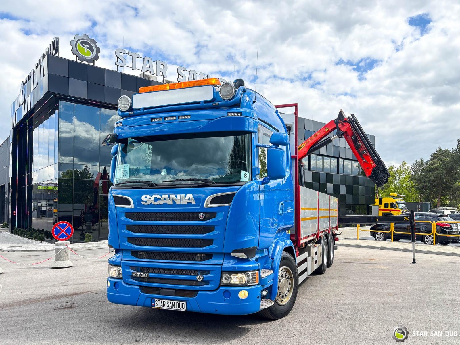 SCANIA R730 6X4 PALFINGER PK 33002 EH HDS Żuraw Crane