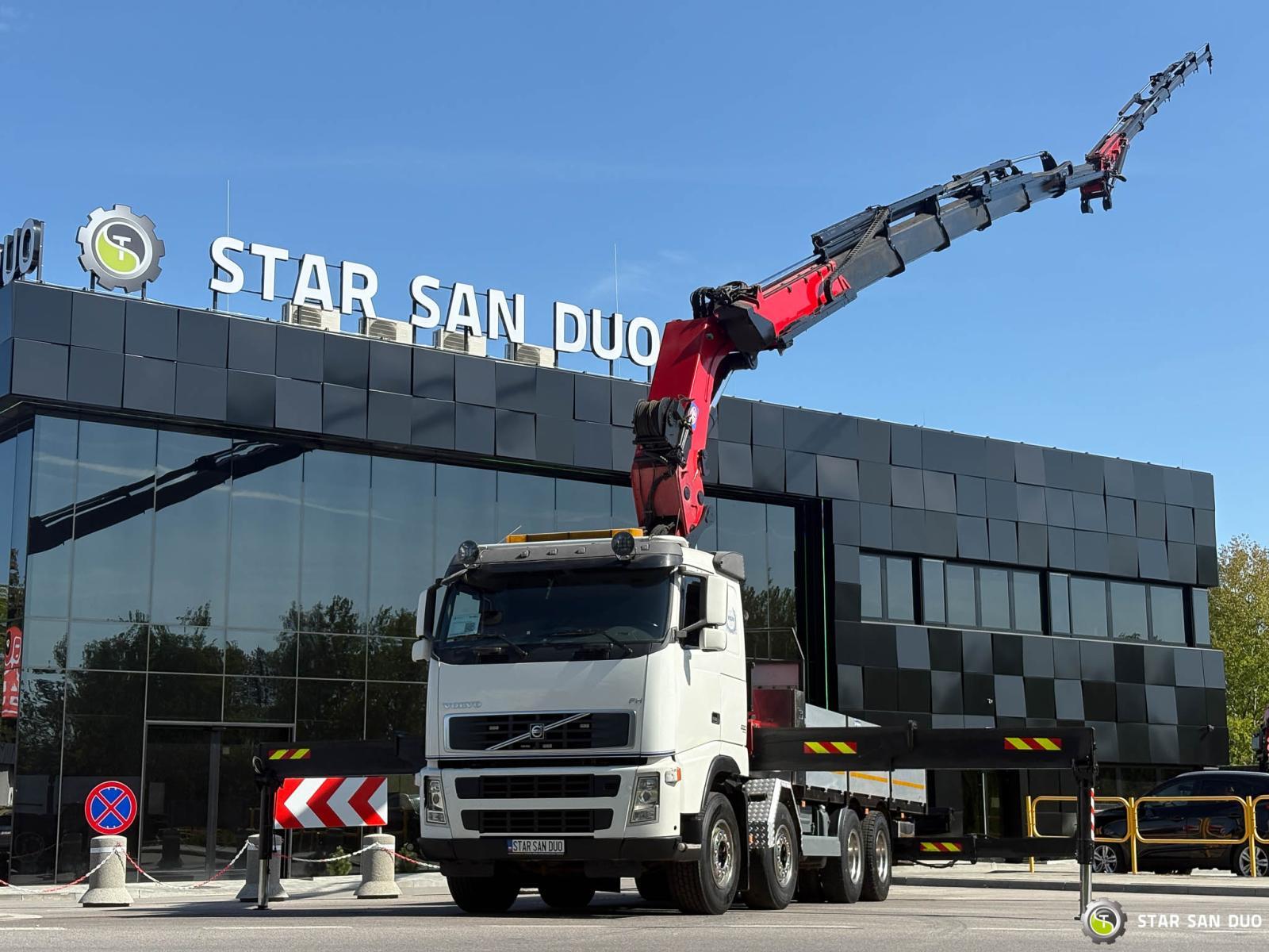 VOLVO FH 520 8x4 HMF THOR K6 Żuraw FLY JIB Euro 4 Wciągarka