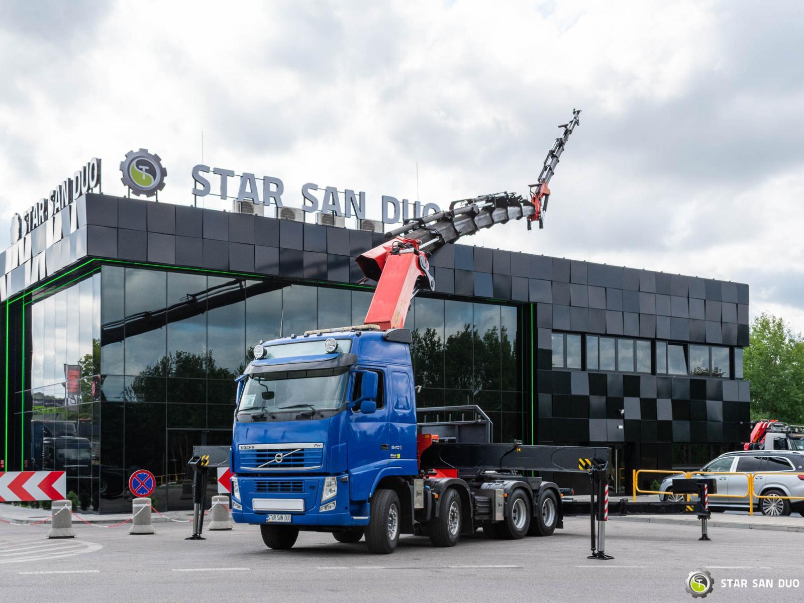 VOLVO FH 540 8x4 PALFINGER PK 110002 SH Fly Jib HDS Żuraw Crane