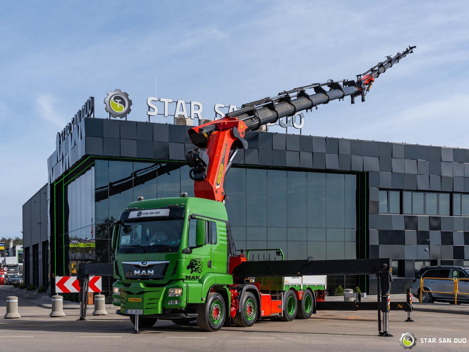 MAN TGS 35.500 8x4 Palfinger PK 135.002 TEC Crane