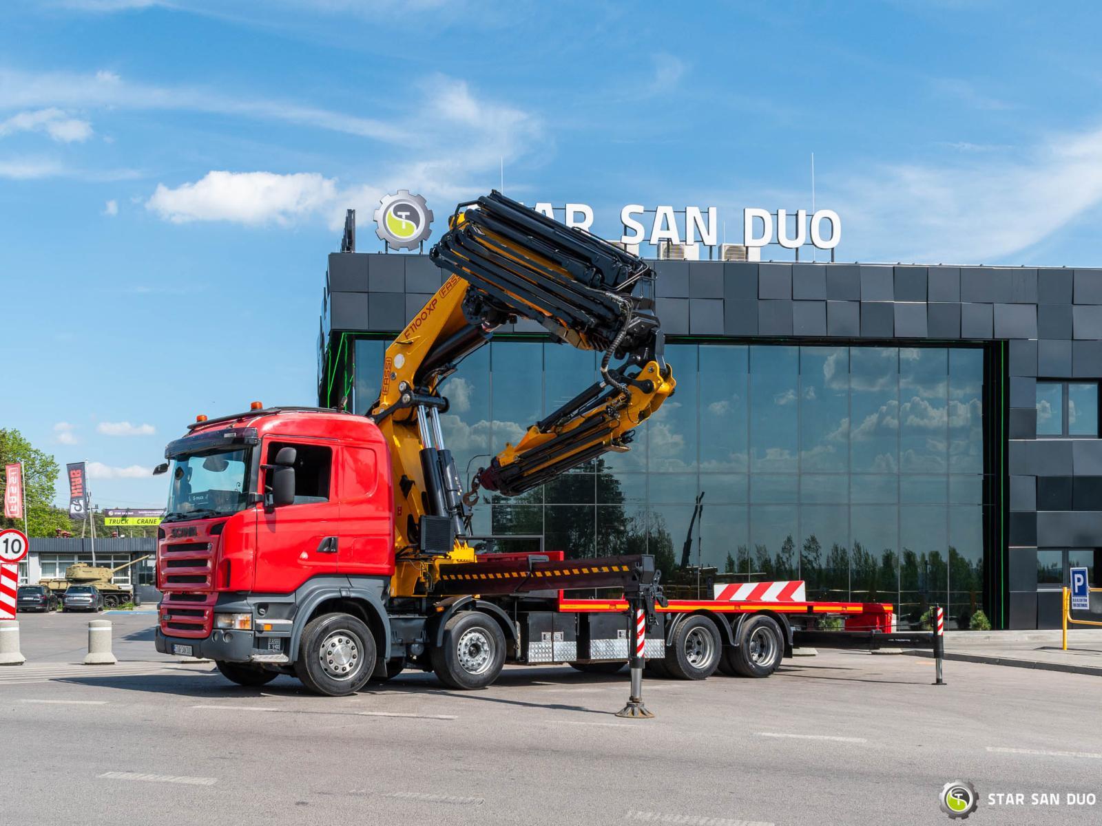 SCANIA R420 8x2 FASSI F1100AXP Crane Fly Jib Winch