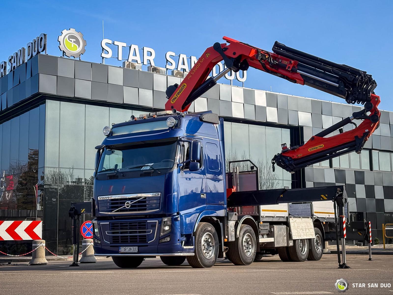 VOLVO FH 16 540 8x2 Palfinger PK-53002 HDS Żuraw FLY JIB Wciągarka