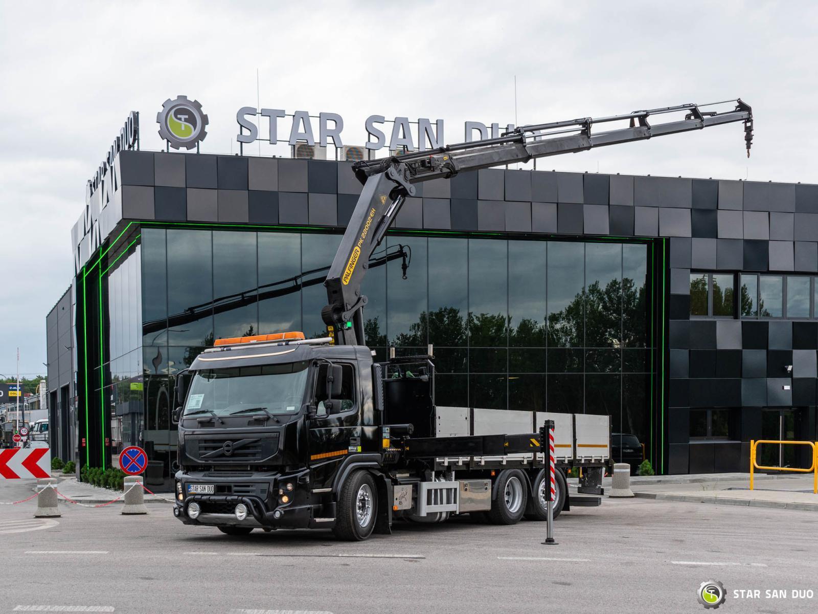 VOLVO FMX 370 6x2 PALFINGER PK 22002 EH HDS Żuraw Crane Kran