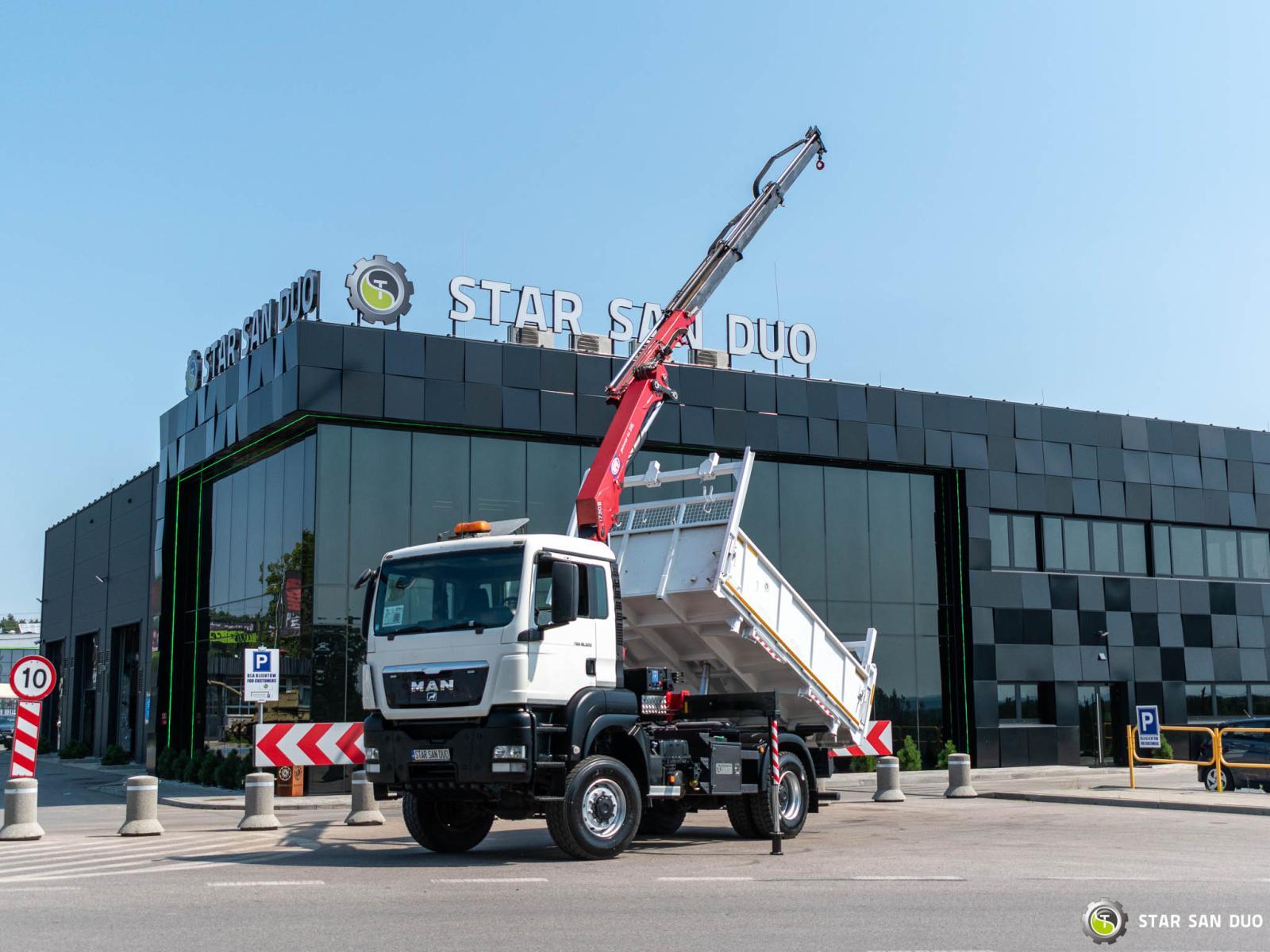 MAN TGS  18.320 4x4 HMF 1730-K3 Crane  Kran Kipper