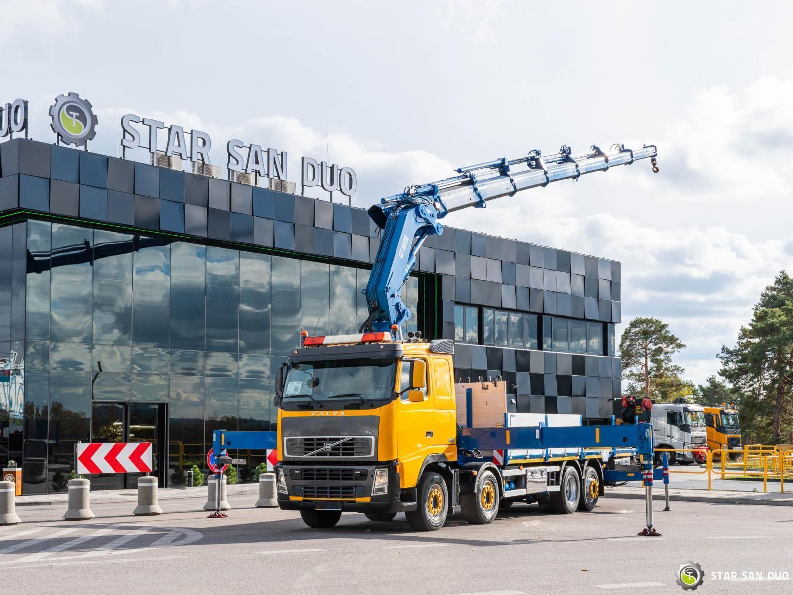 VOLVO FH 400 8x2 HIAB 600E-7 FLY JIB Crane Kran