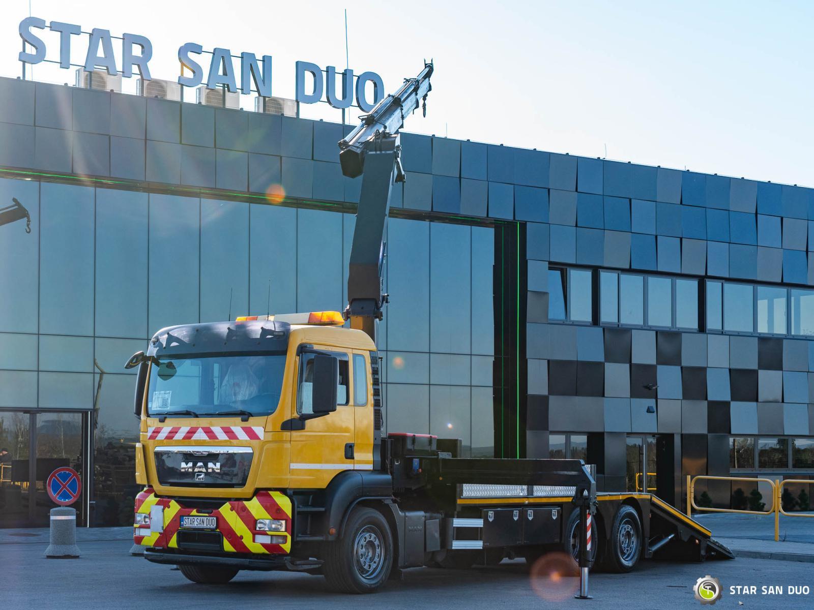 MAN TGS 26.320 6x2 HMF 3000-K3 HDS Żuraw Laweta Najazdy Hyrdauliczne