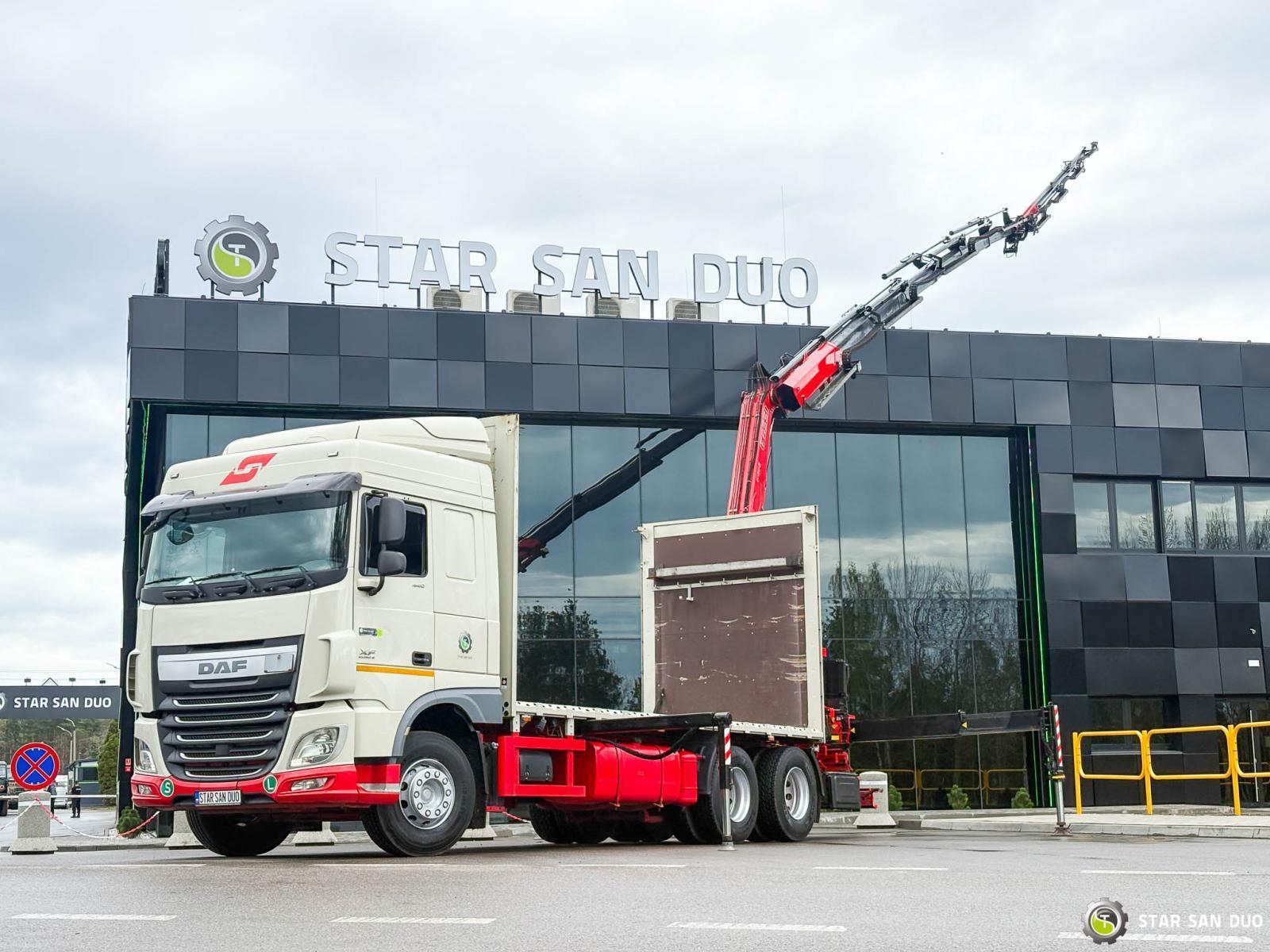 DAF XF 440 6x2 Fassi F365 FLY JIB HDS Żuraw Crane Kran Chwytak do Palet