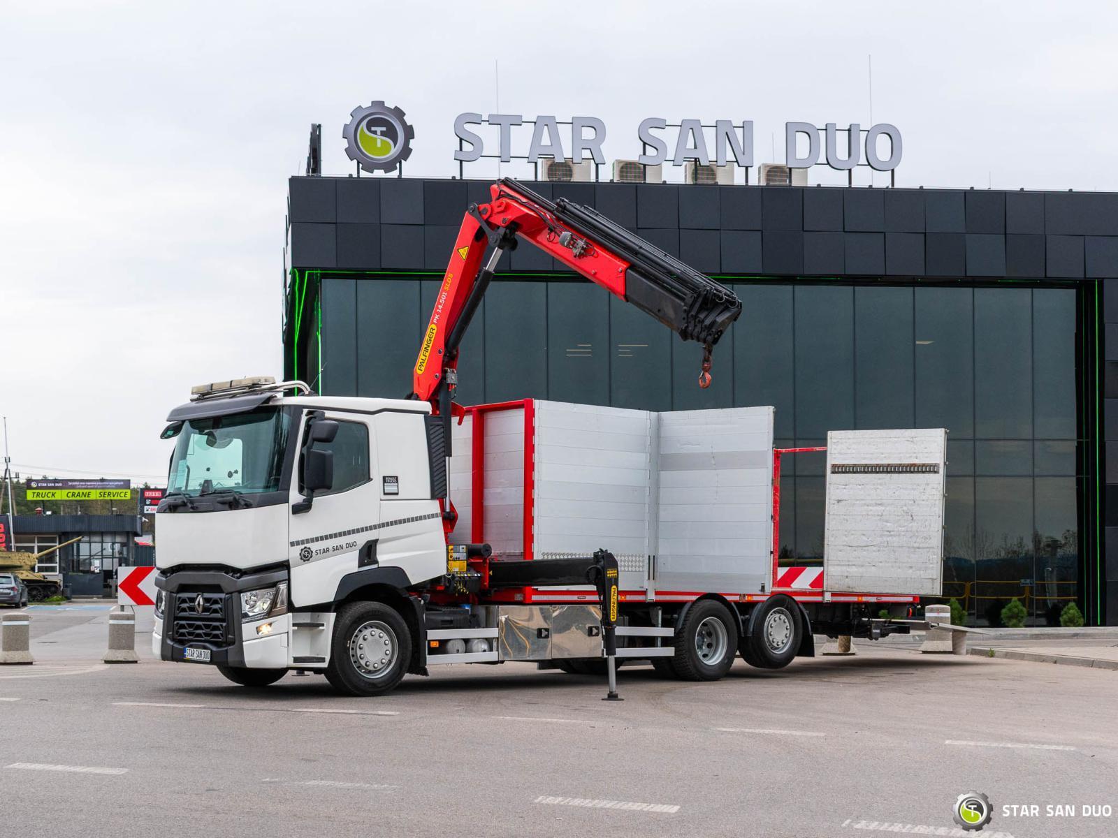 RENAULT T430 6X2 PALFINGER PK14.501 SLD Crane Platform