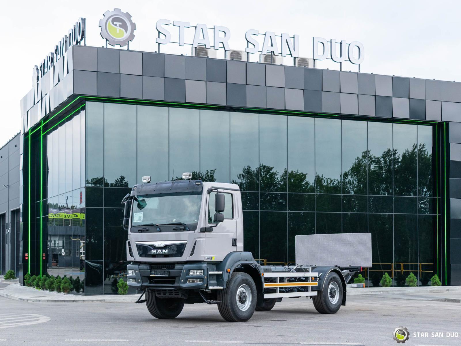 MAN TGM 18.290 4x4 RAMA Podwozie Winda Camper Energetyka