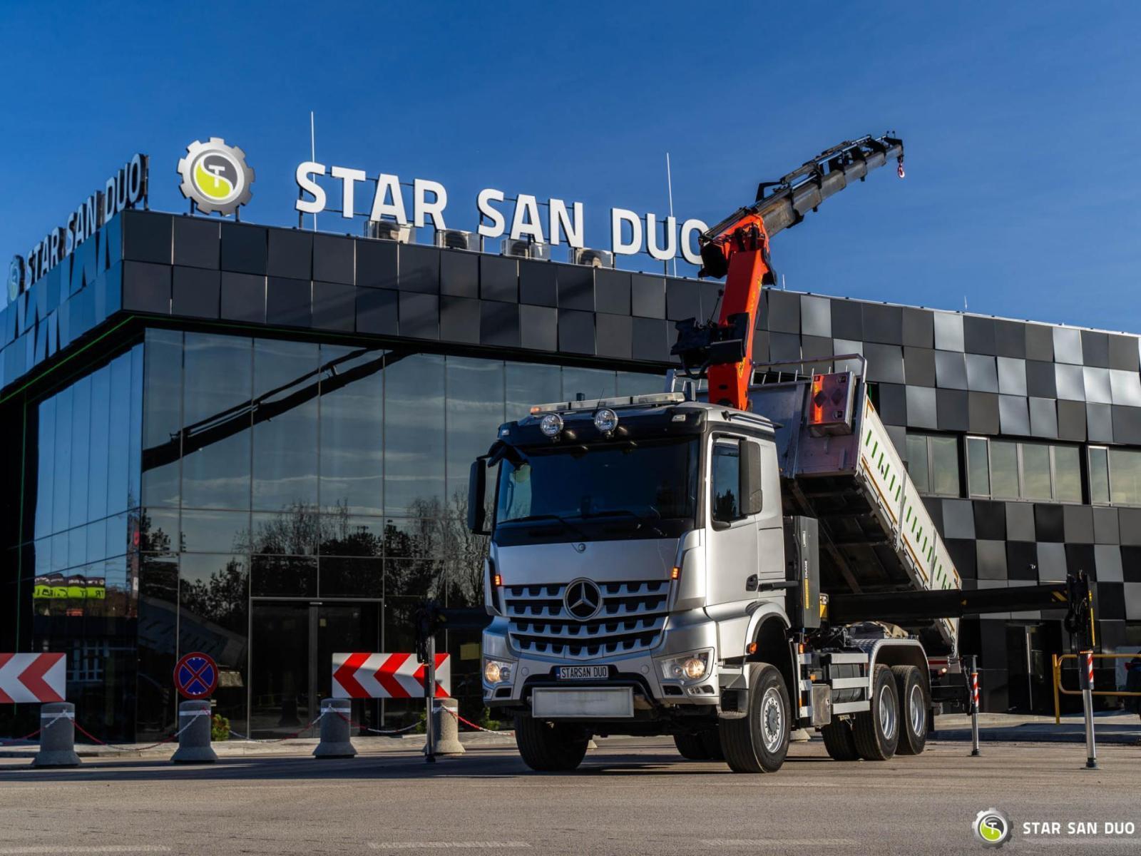 MERCEDES - BENZ AROCS 2651 6x6 PALFINGER PK 34002 HDS Żuraw Wywrotka
