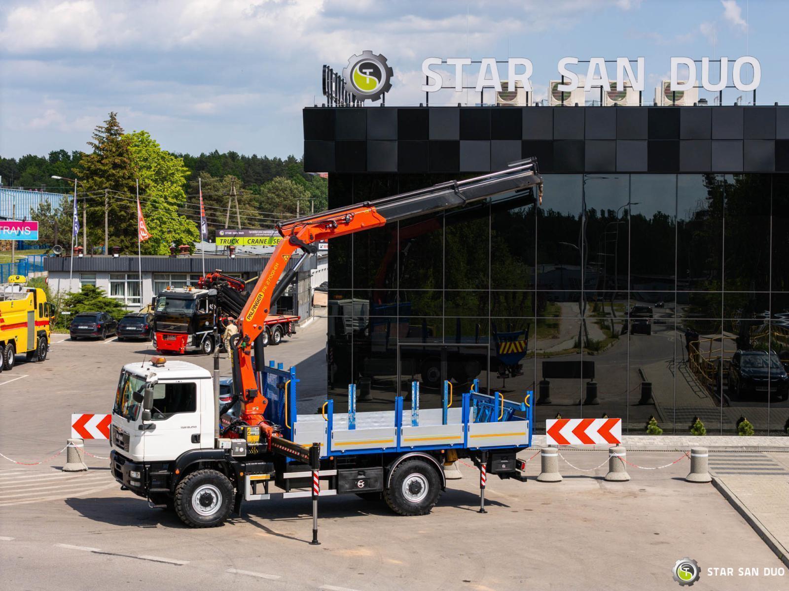 MAN TGM 18 250 4x4 PALFINGER PK 27001 HDS Żuraw Crane Kran