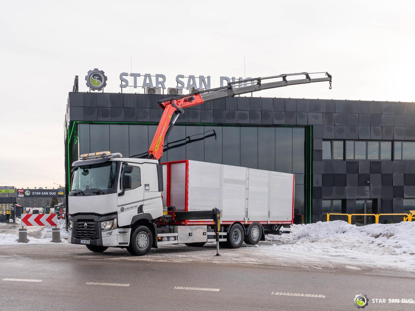 RENAULT T430 6X2 PALFINGER PK14.501 SLD Crane Platform