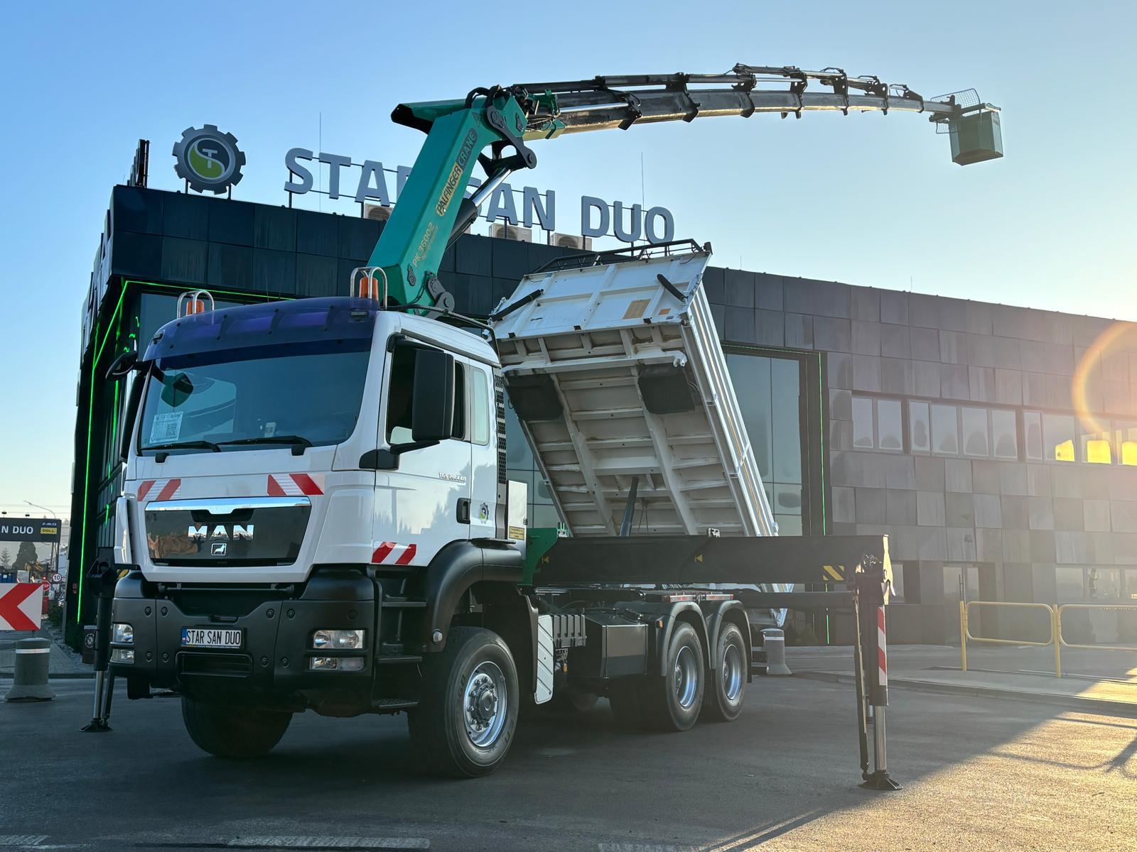 MAN TGS 26.440 6x6 PALFINGER PK 36002 HDS Żuraw Kosz Wywrotka