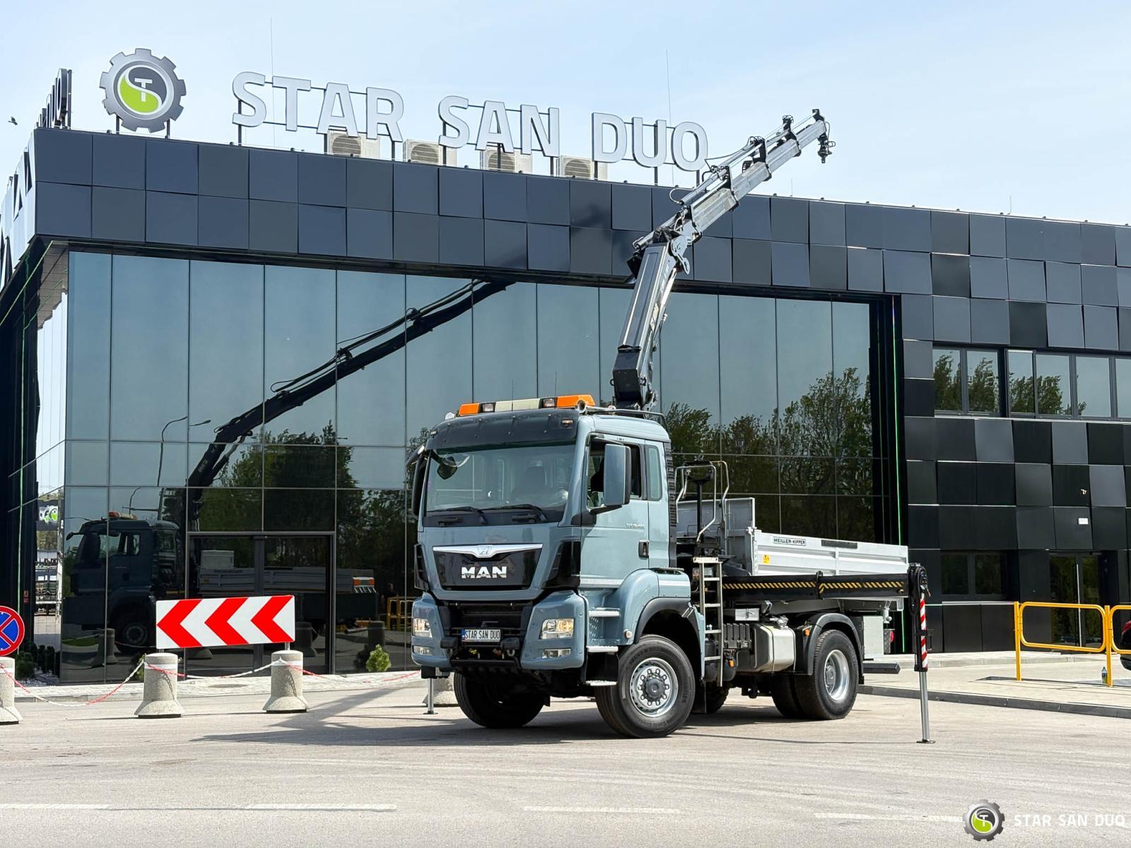 MAN TGS 18.480 4x4 HIAB 188 E-4 HDS Żuraw Wywrotka Euro 6