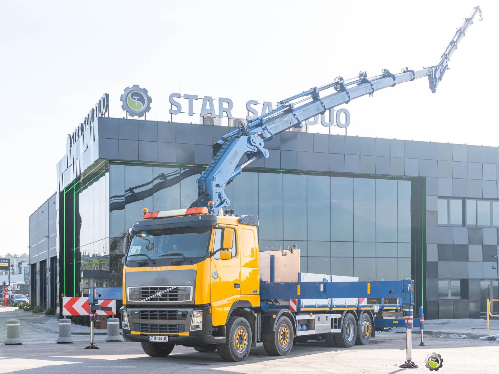 VOLVO FH 400 8x2 HIAB 600E-7 FLY JIB Crane Kran