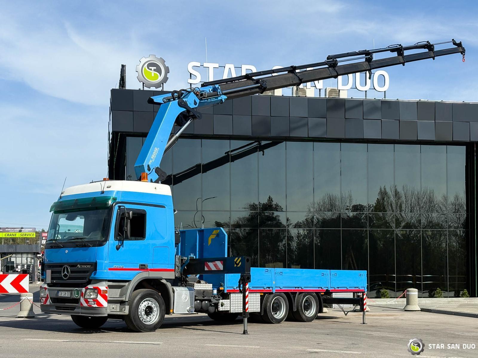 MERCEDES-BENZ ACTROS 2646L 6x4 PALFINGER 36002 Żuraw Wciągarka Euro 5