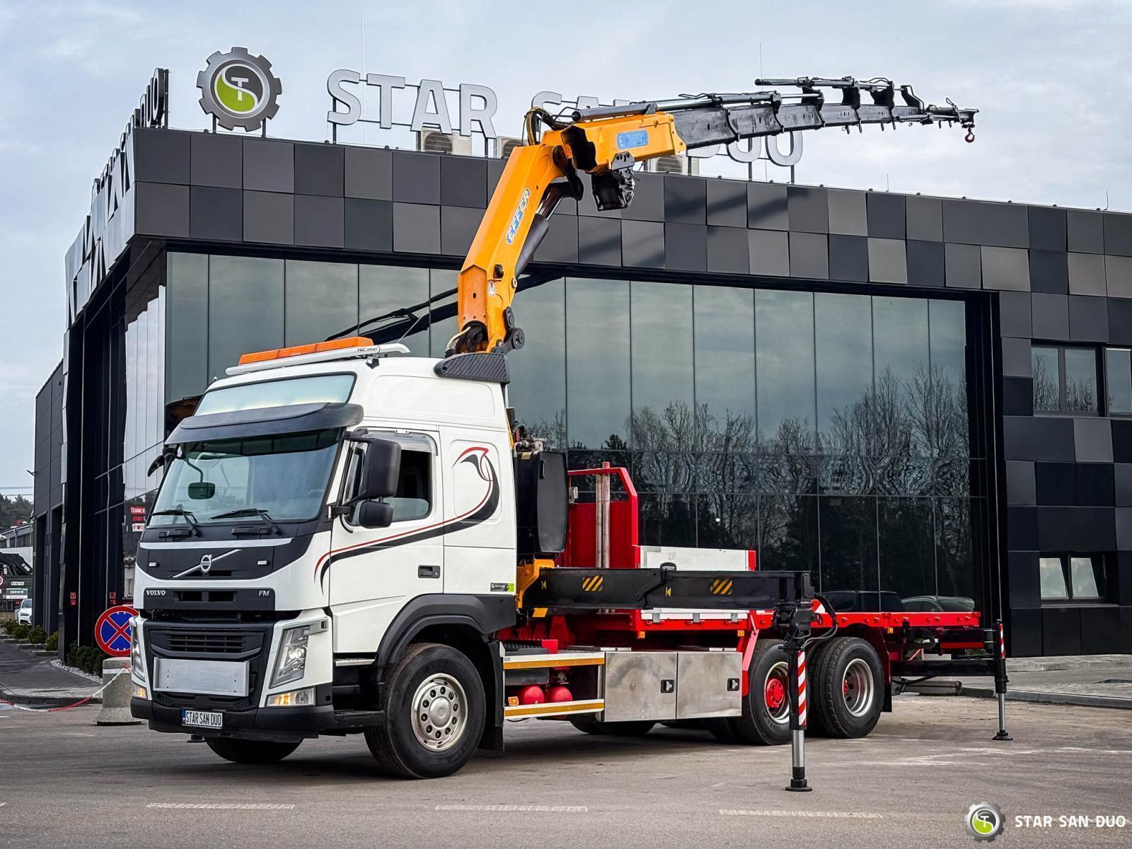 VOLVO FM 450 6x2 Effer 395/8S  Euro 6 HDS Żuraw Wciągarka