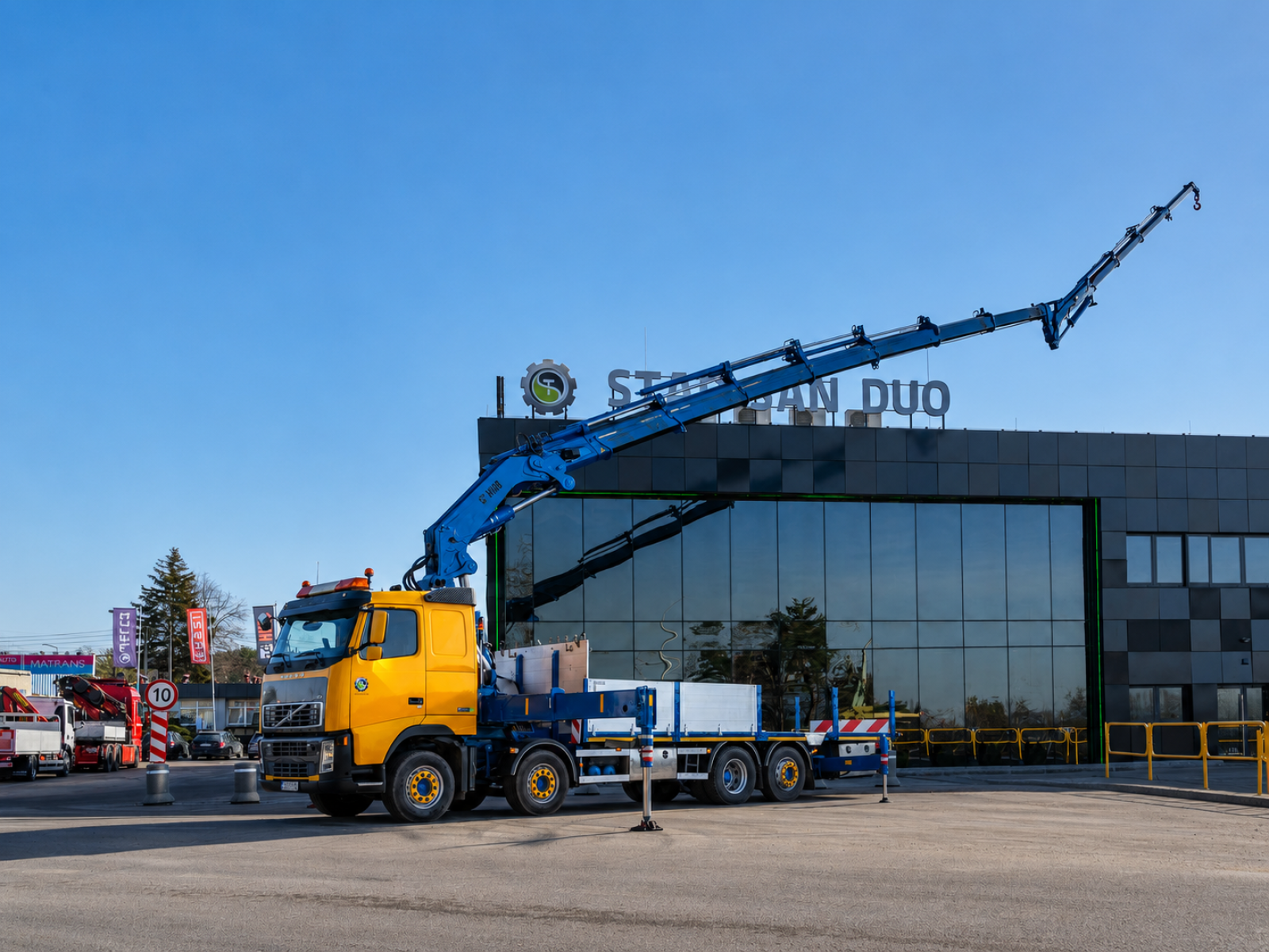 VOLVO FH 400 8x2 HIAB 600E-7 FLY JIB HDS Żuraw