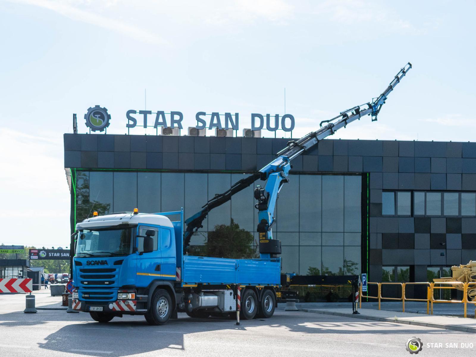 SCANIA G450 6x4 PALFINGER PK 42002 SH Fly Jib  Crane