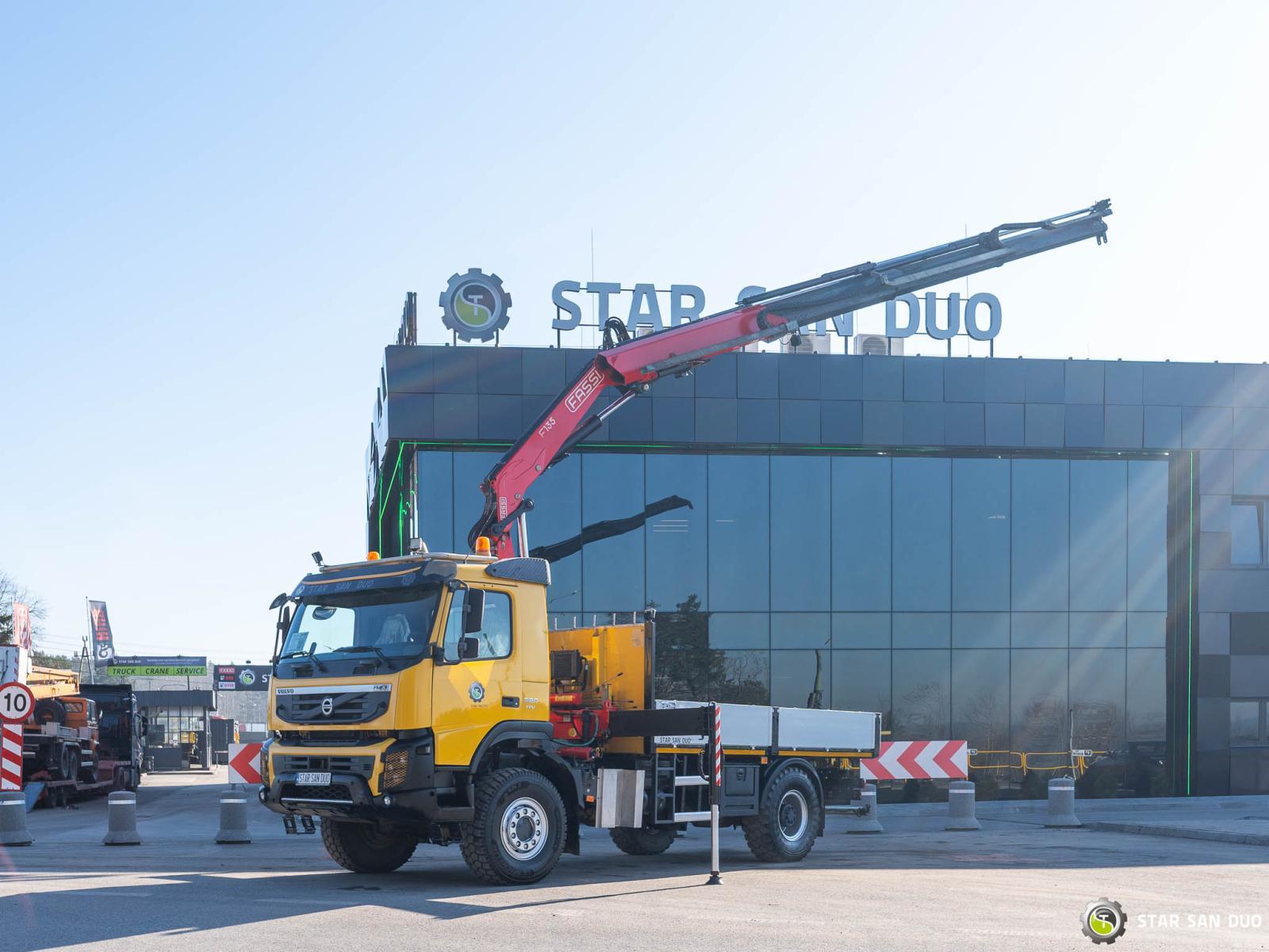 VOLVO FMX330 4x4 FASSI F135A2.23 Crane