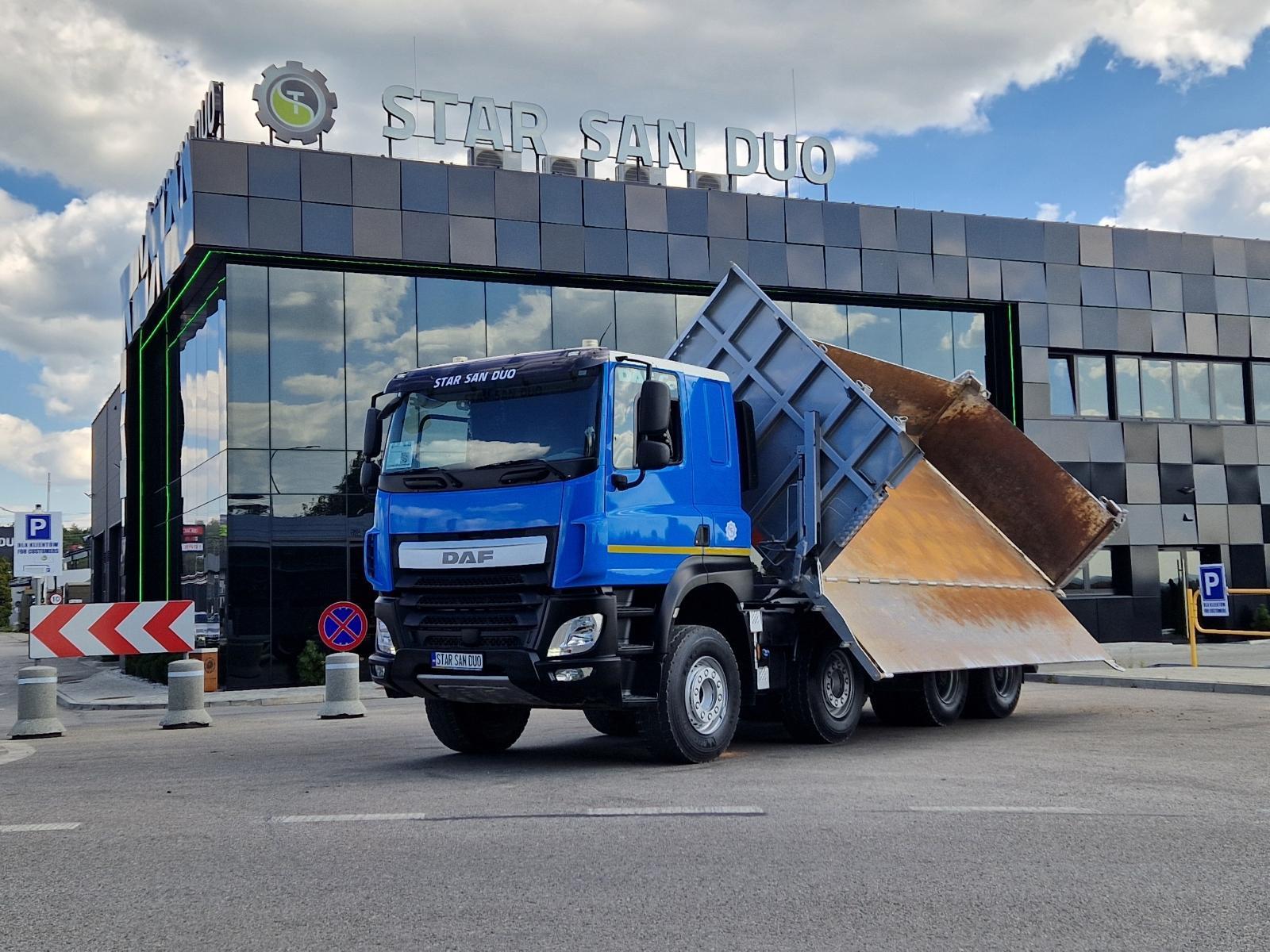 DAF CF 460 8x4 BASCULANTE MEILLER BORDMATIC HYDROBOARD
