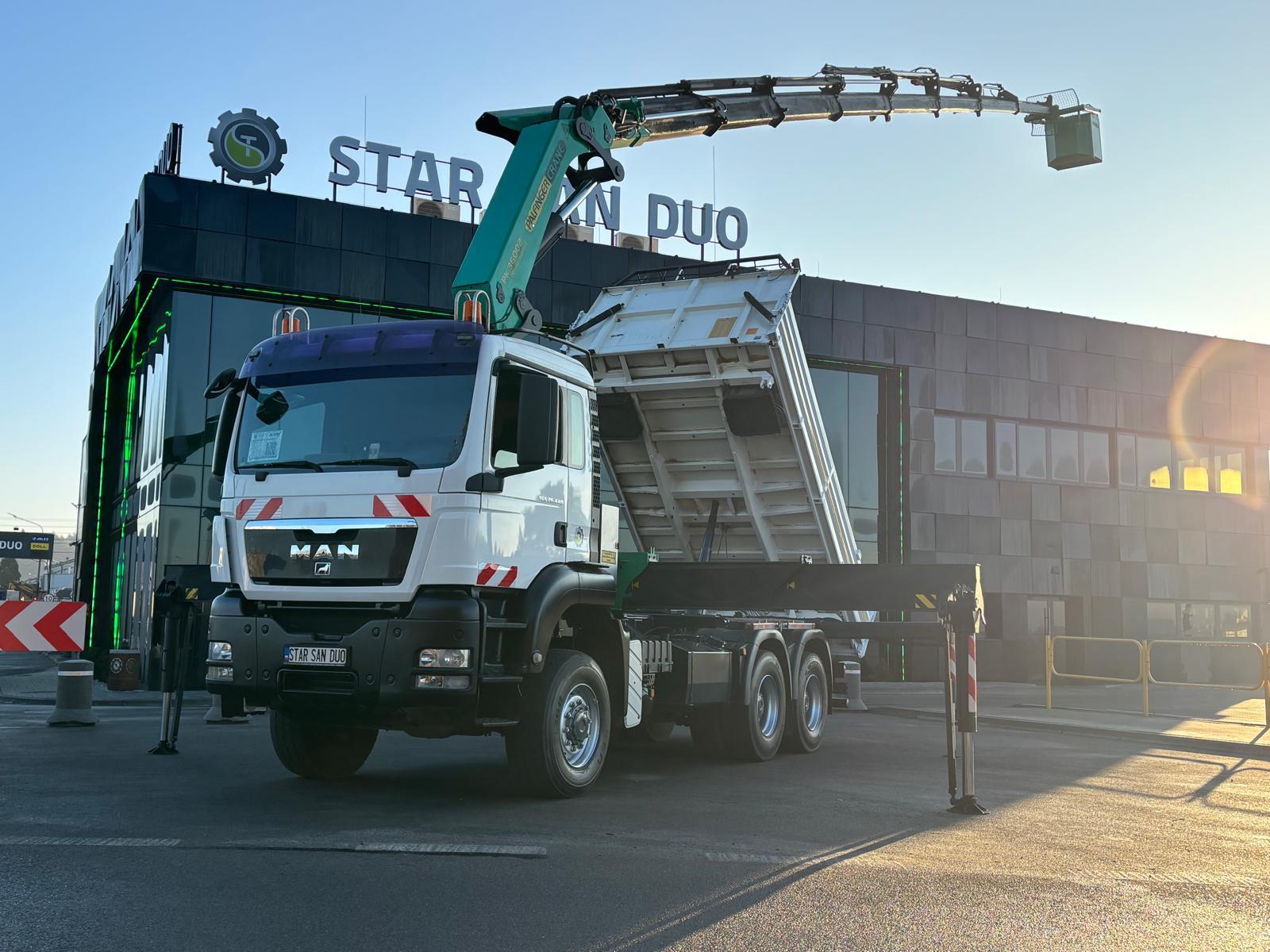 MAN TGS 26.440 6x6 PALFINGER PK 36002 HDS Żuraw Kosz Wywrotka