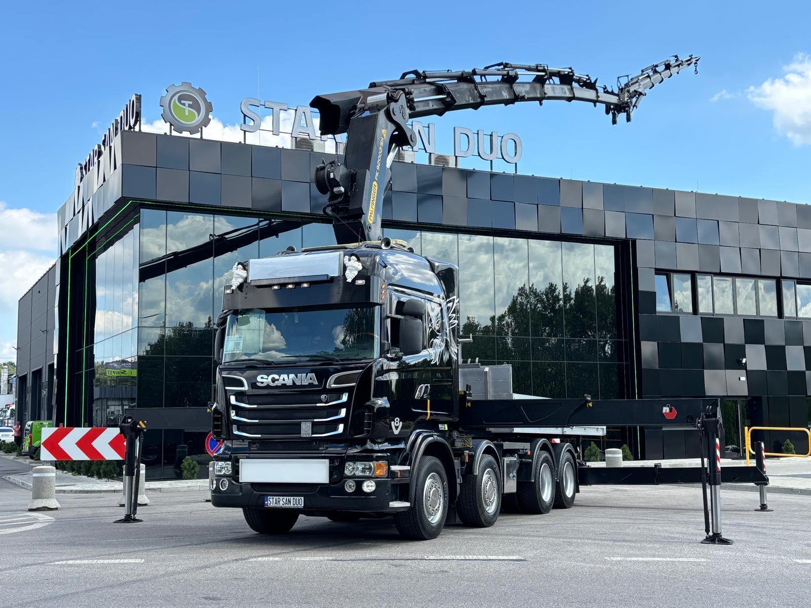 SCANIA R560 8x2 PALFINGER PK 92002 SH Fly Jib Wciągarka