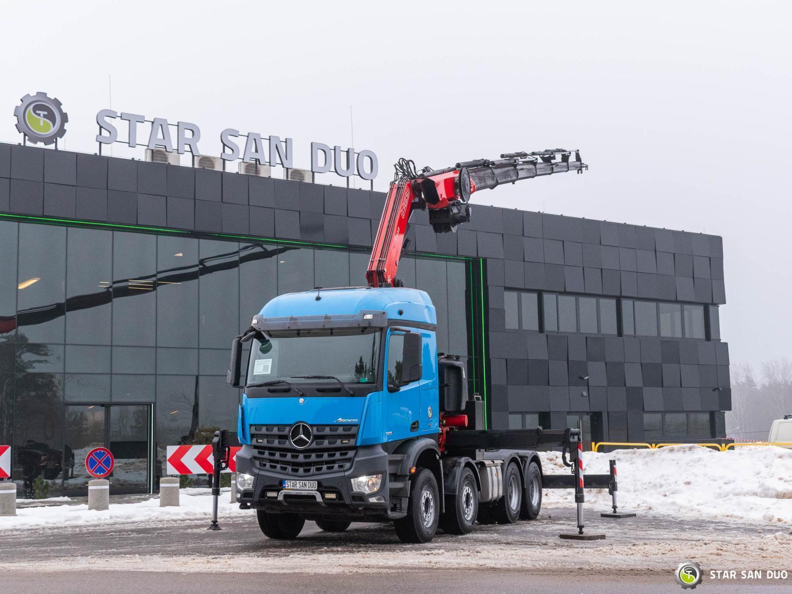 MERCEDES BENZ AROCS 3251 8x4 FASSI F 485A.2.26 HDS Żuraw Wciągarka