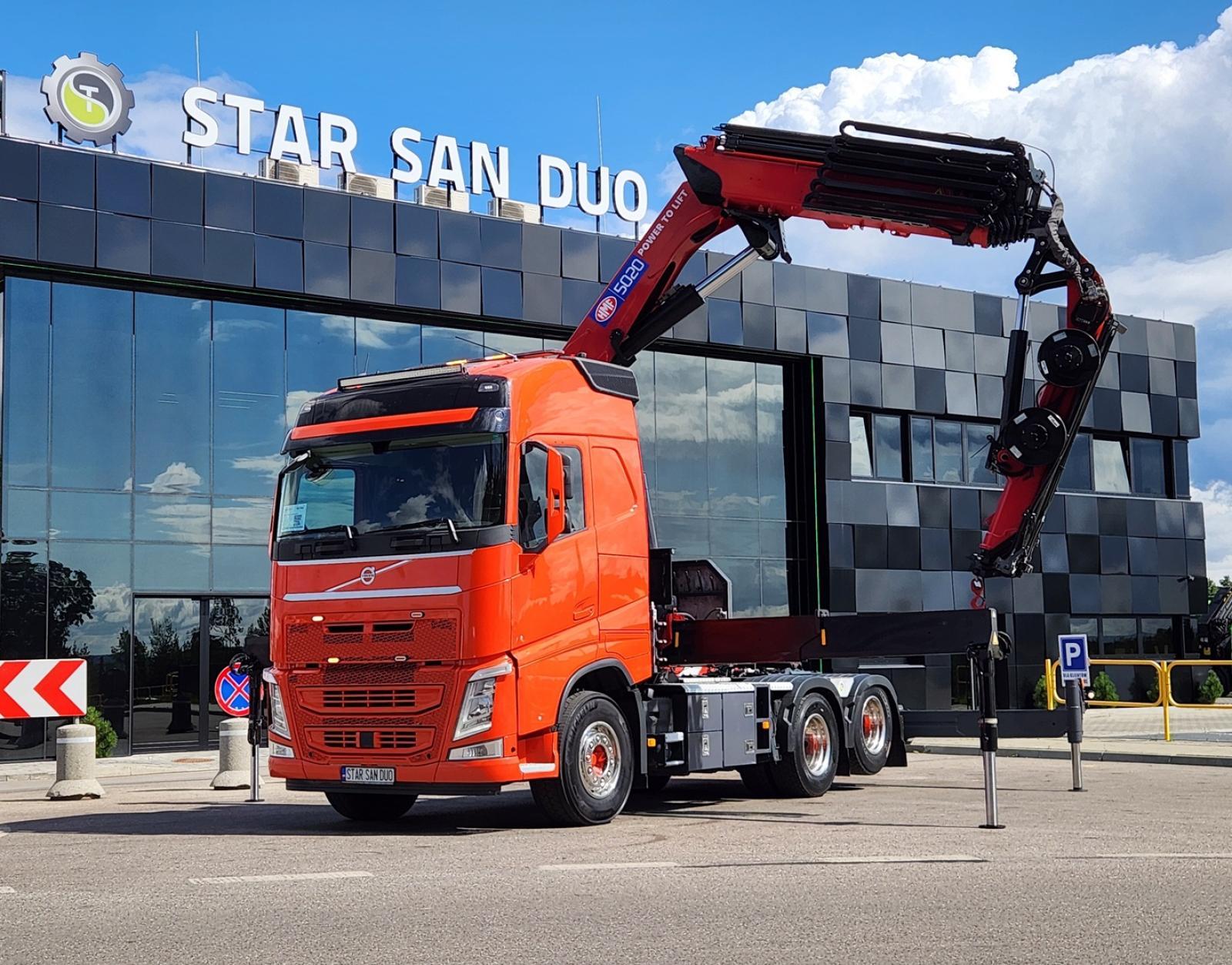 VOLVO FH 540 6x2 HMF 5020-K6 Fly Jib HDS Ciągnik Siodło