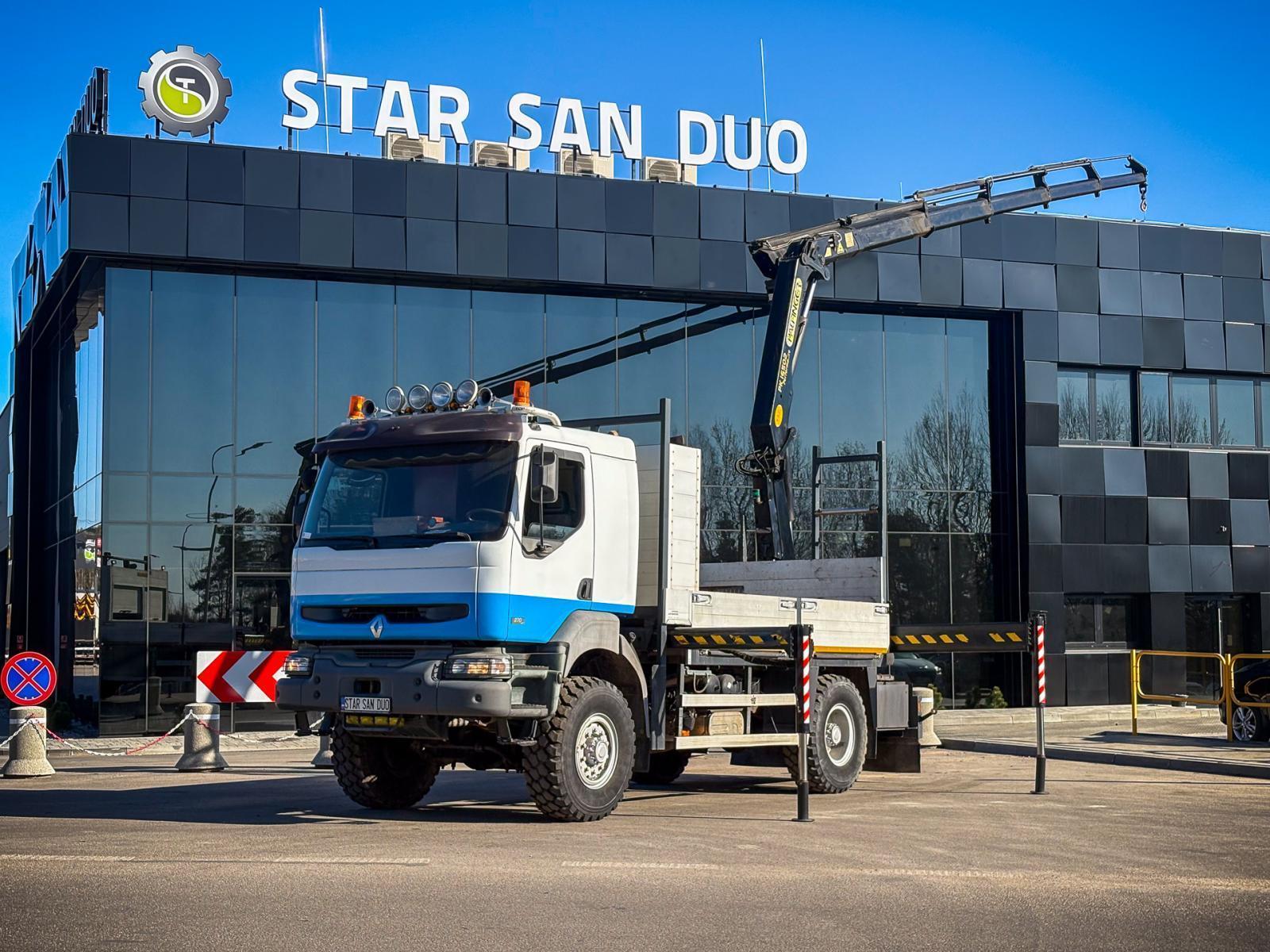 RENAULT KERAX 270 4x4 PALFINGER PK 16502 HDS Żuraw Wciągarka