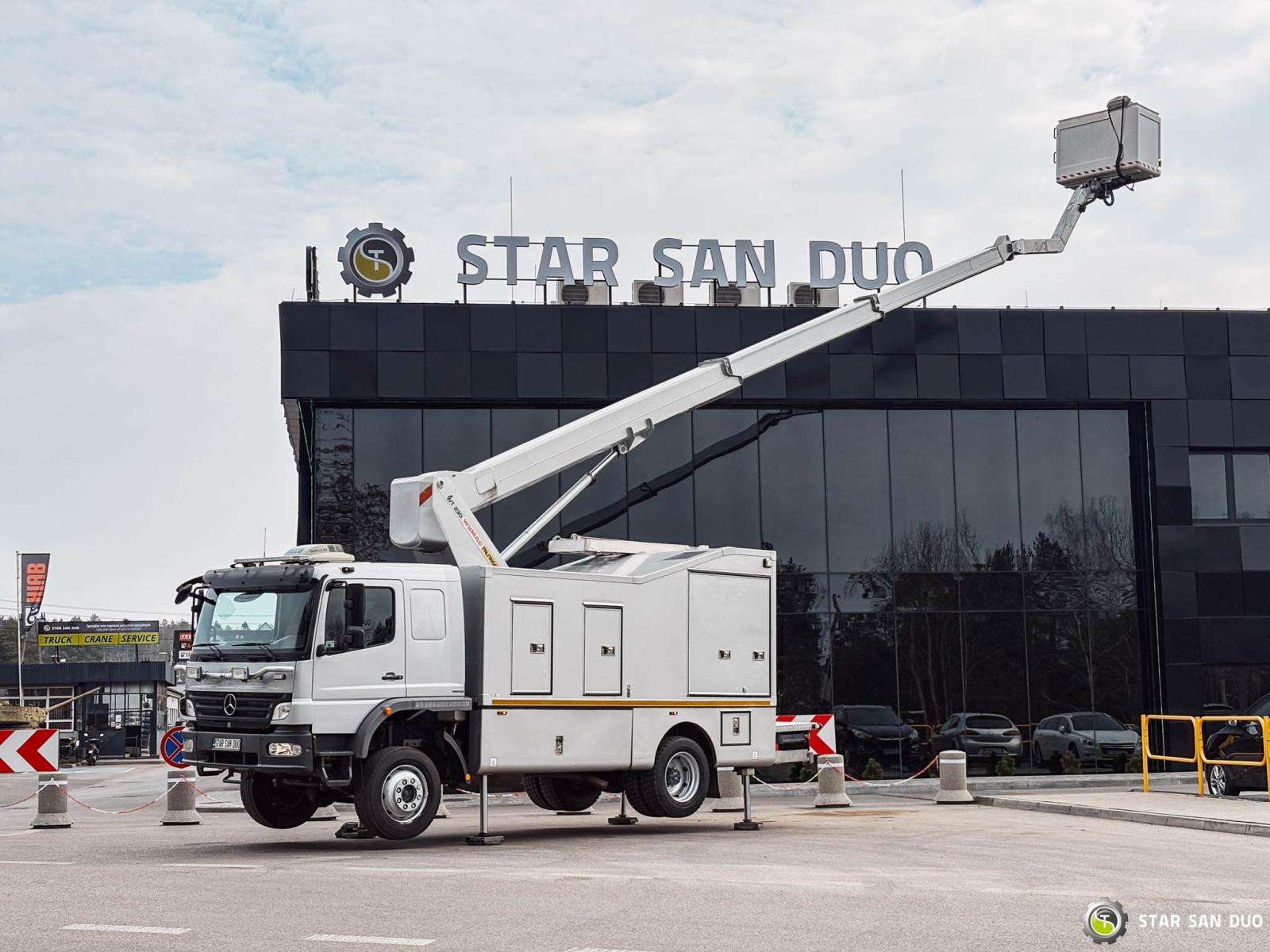 Mercedes-Benz Atego 1529 4x4  podnośnik Palfinger Wumag WT 230
