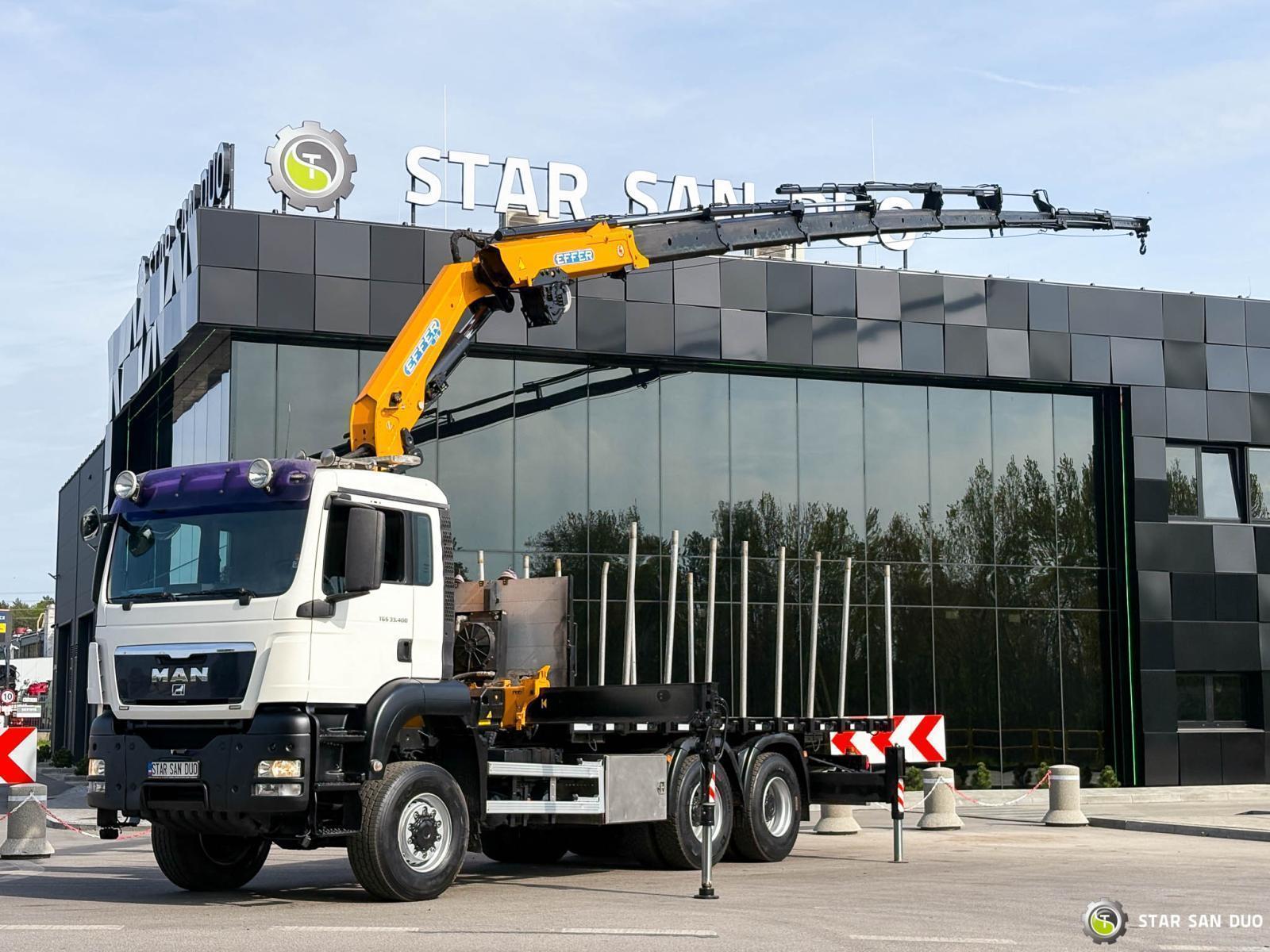 MAN TGS 33.400 6x6 BL EFFER 315/8S  HDS Żuraw Crane 2019